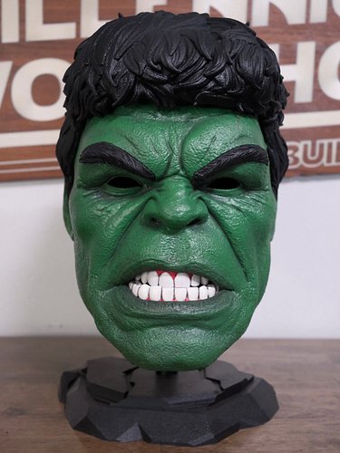 Just wrapped this Hulk helmet and he’s NOT happy.
The detail on the wrinkles and teeth took forever but it was worth it.
Wh...