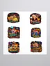 Character Vinyl Sticker Pack 4