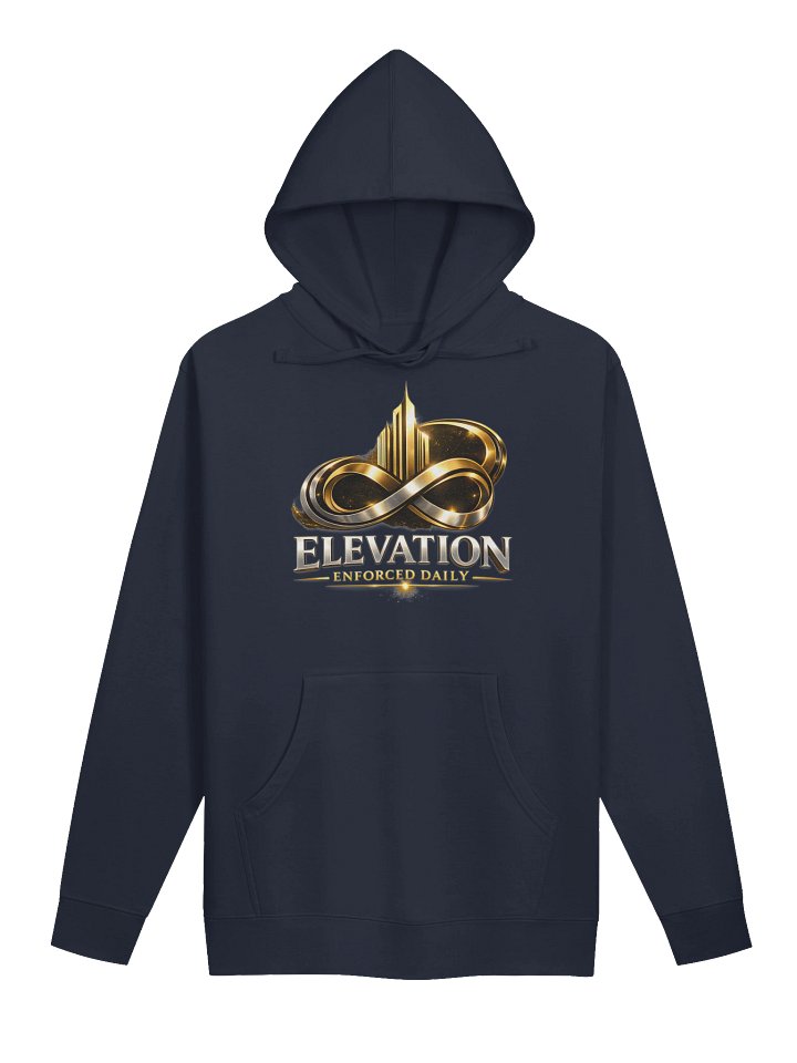Elevation Enforced Daily — Midweight Premium Hoodie (Front Large Logo / Back Statement) product image (1)
