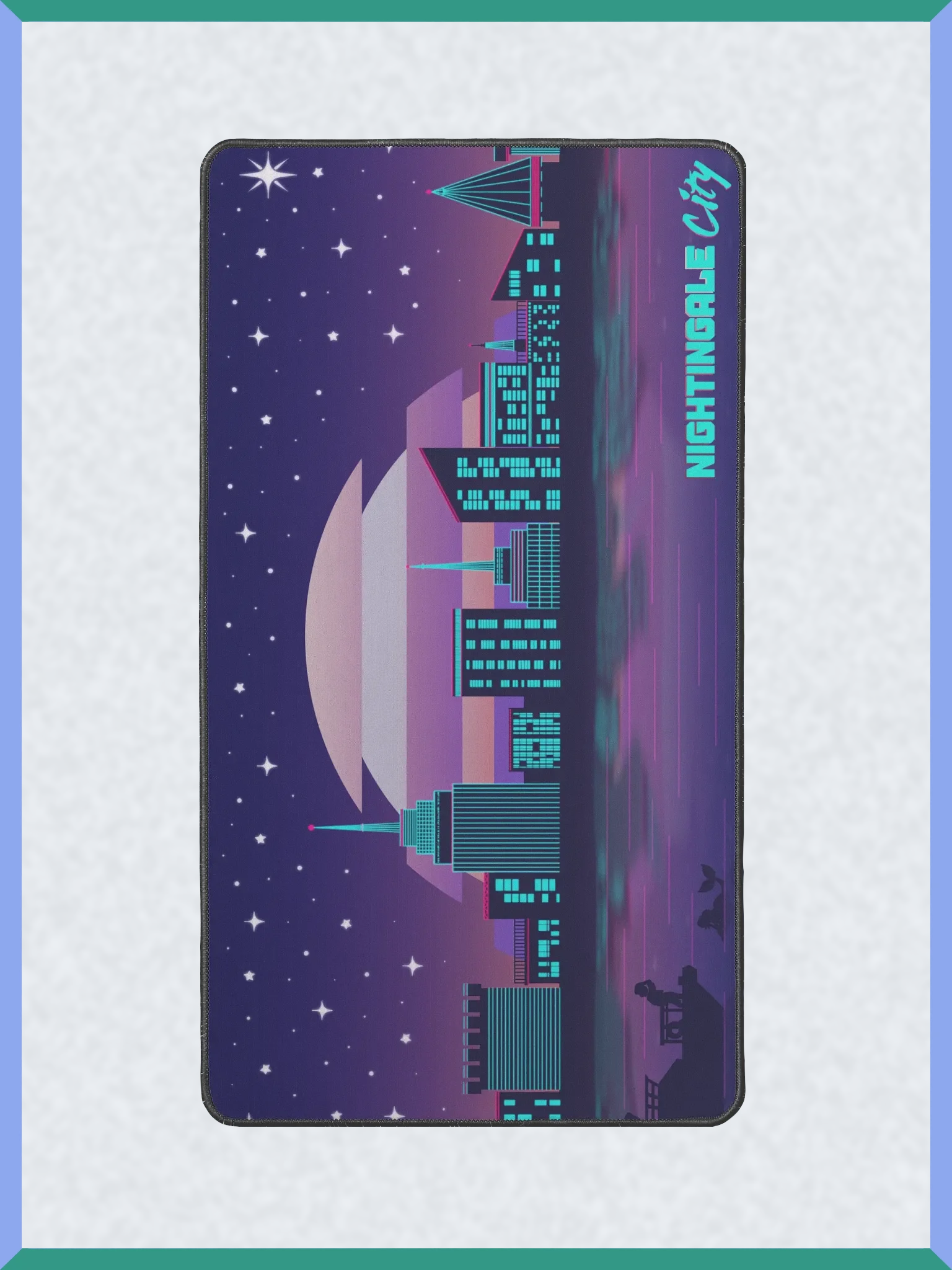 Nightingale City - 12" x 22" Desk Mat product image (3)
