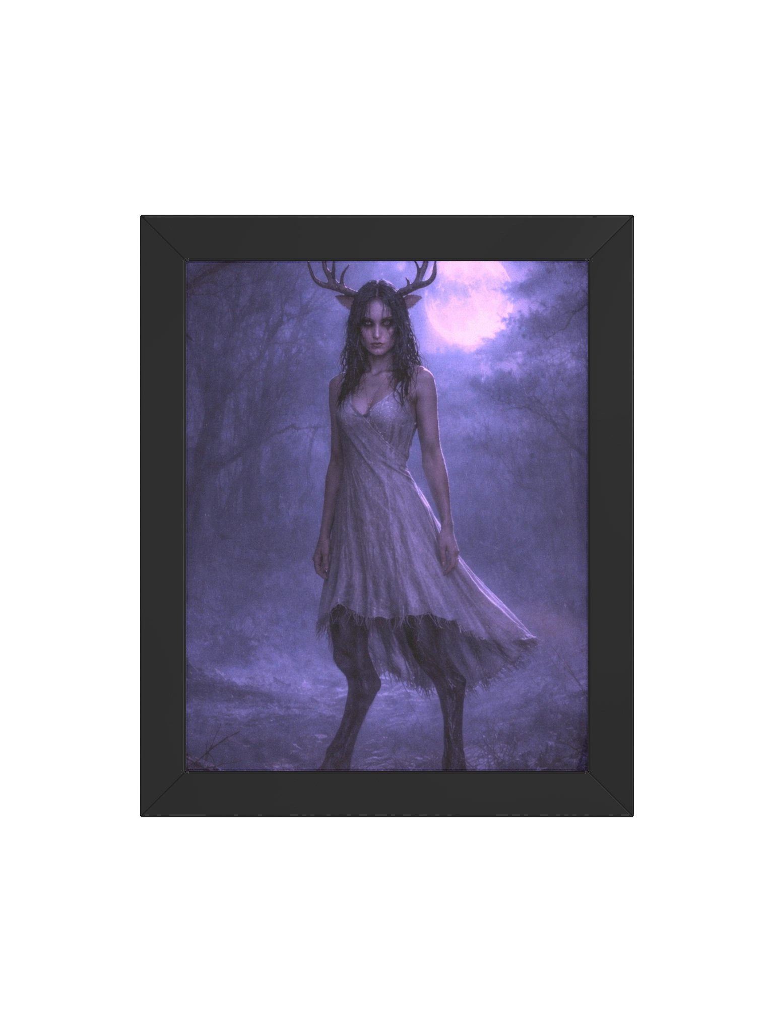 DEER WOMAN OF OKLAHOMA FRAMED PRINT product image (4)