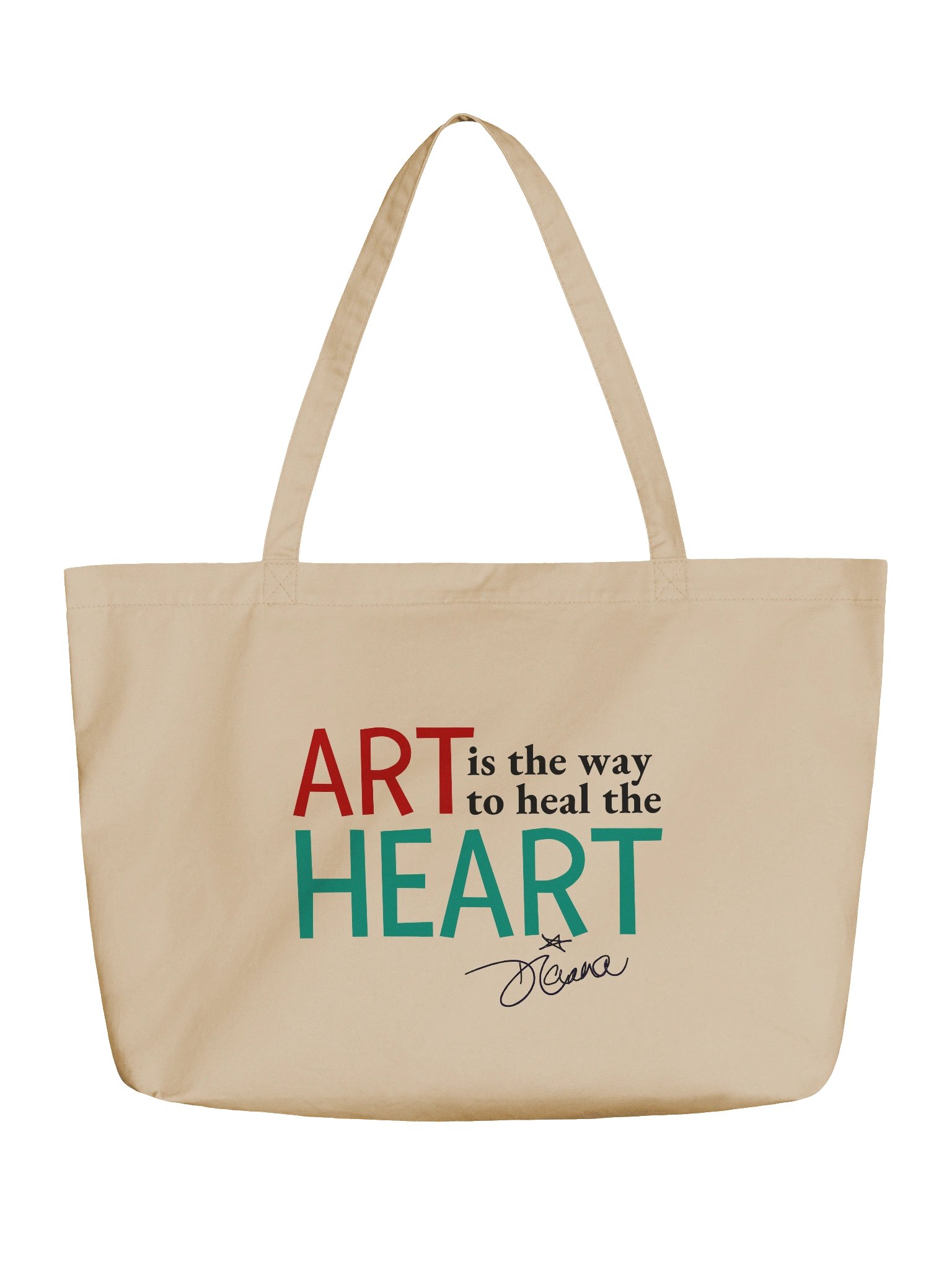 Art is the Way to Heal the Heart, Eco Tote Bag product image (1)