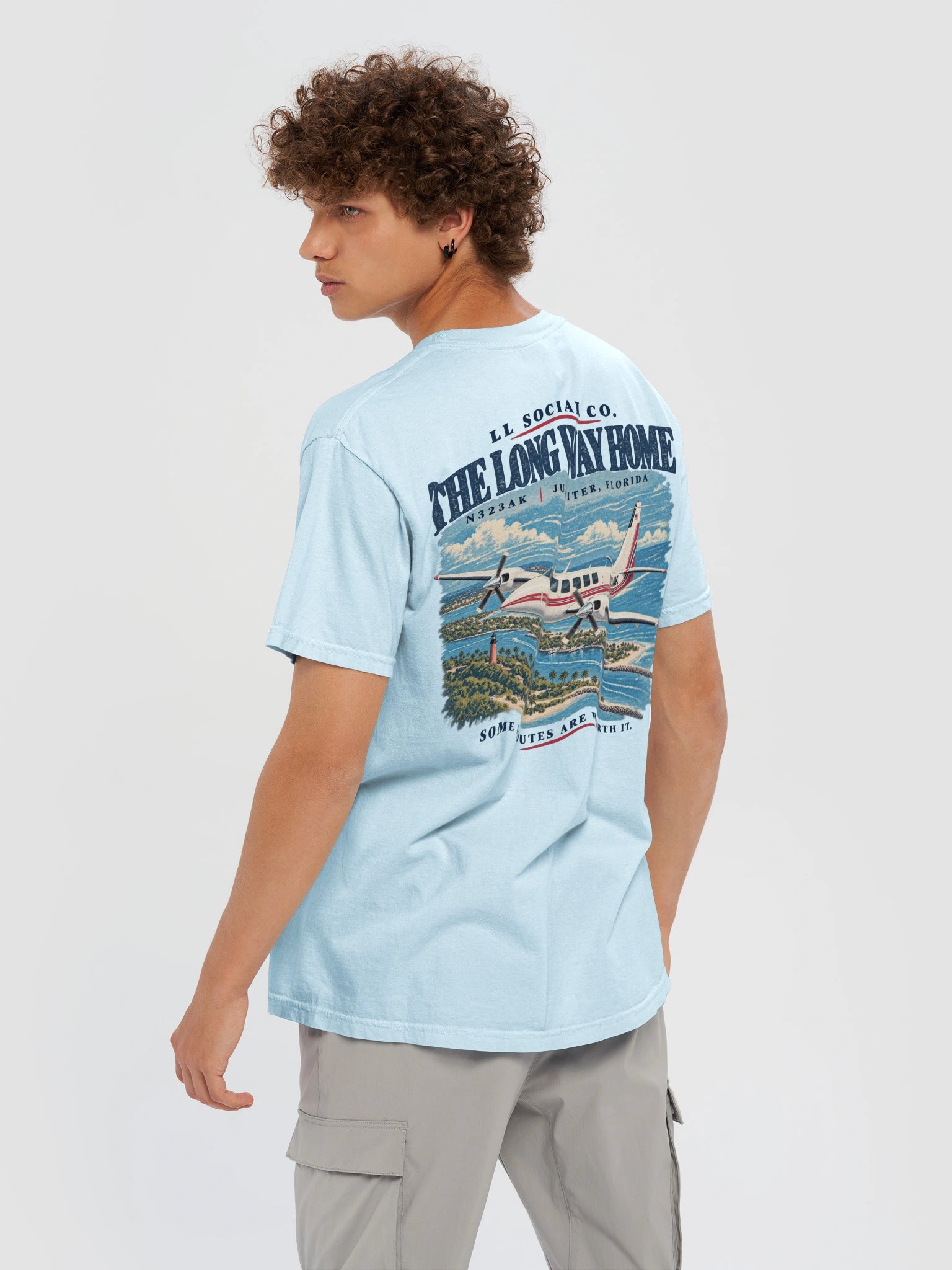 LL Social Co. The Long Way Home Tee — N323AK | Jupiter product image (110)