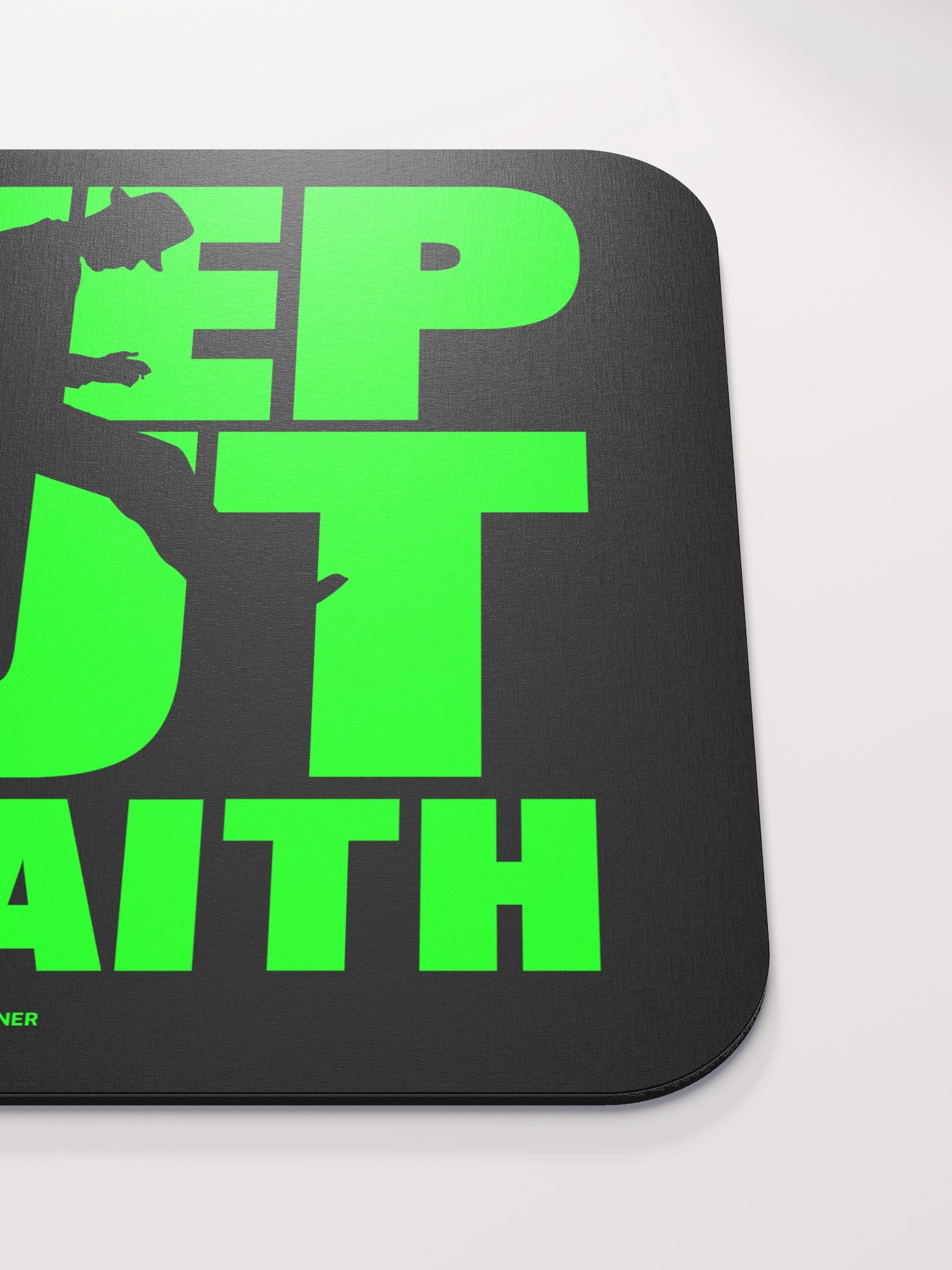 Step Out on Faith, Grn Mouse Pad product image (5)