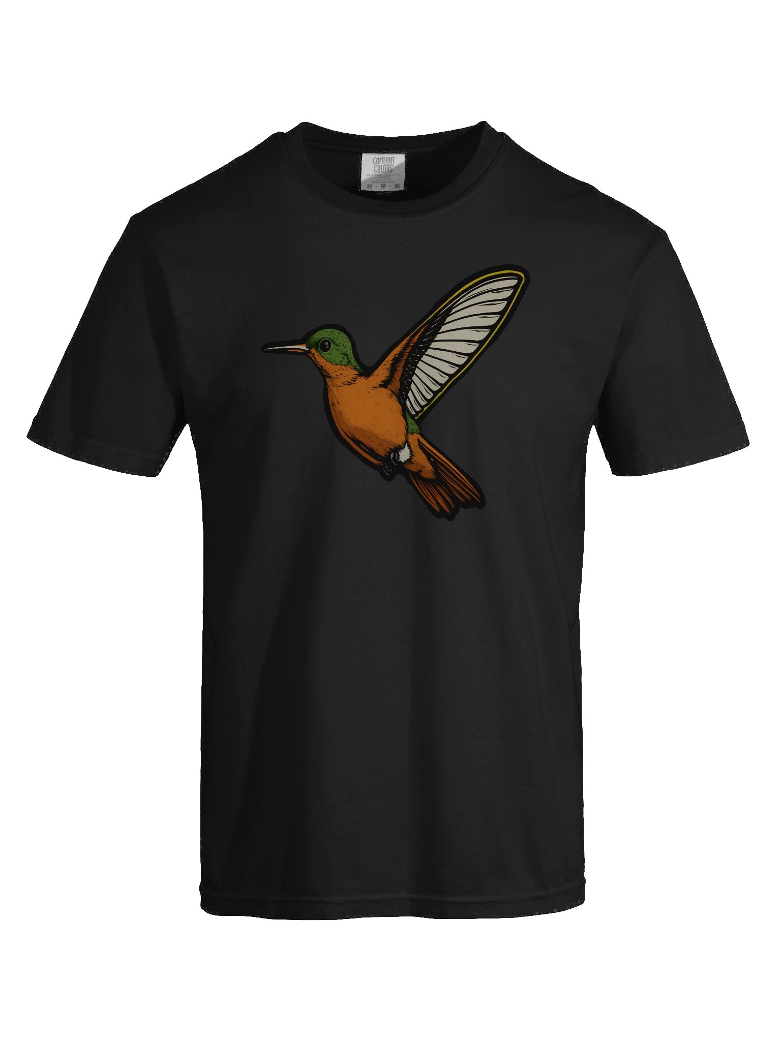 Vibrant Cinnamon Hummingbird Flight Tee product image (78)