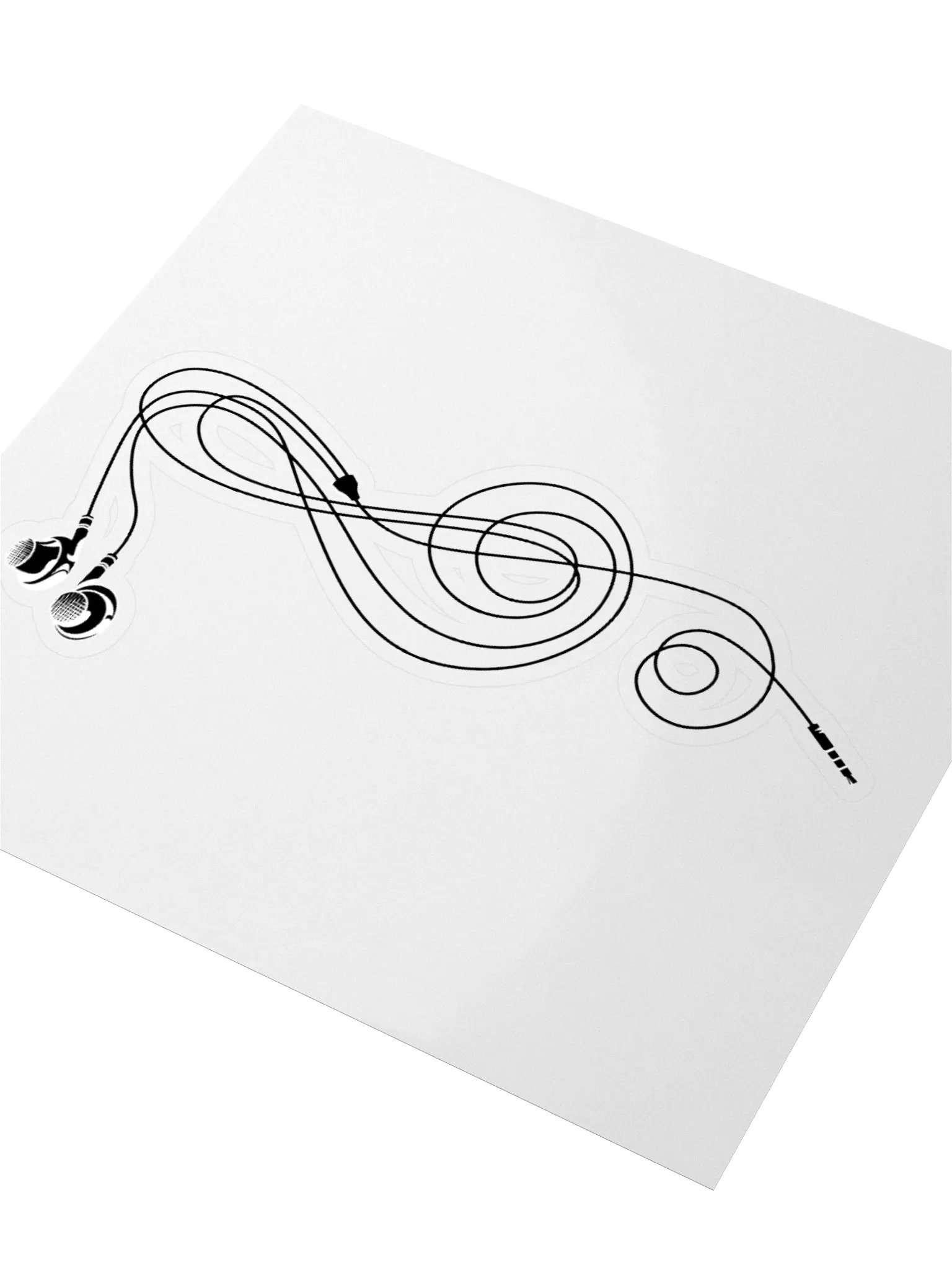 Earbud Clef sticker product image (3)