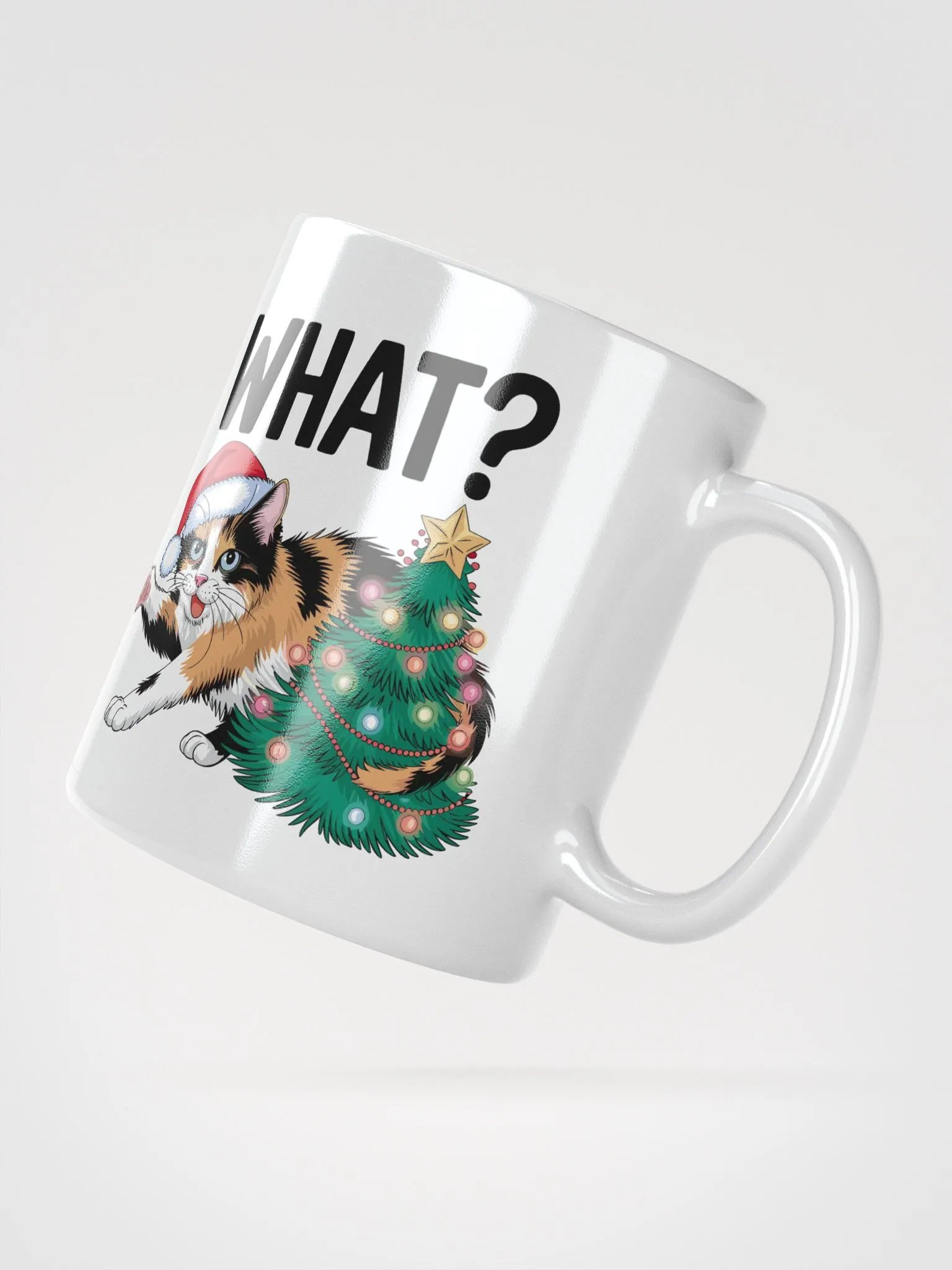 Sassy Cat And The Christmas Tree Mug product image (4)