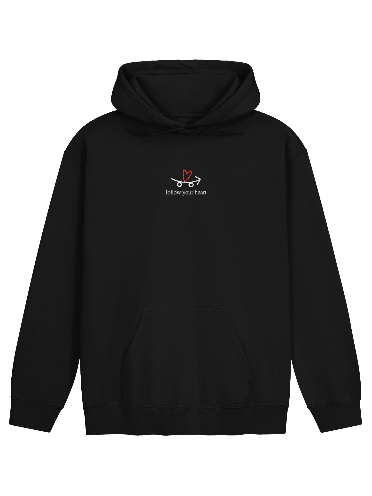Follow Your Heart Embroidered Hoodie product image (4)
