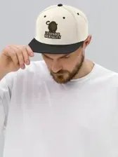Leopard Mentality™ Snapback Hat | Structured Flat-Brim Cap product image (3)