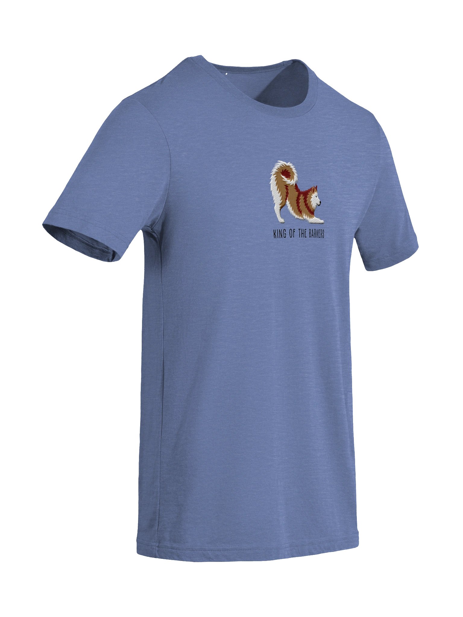 King of the Barkers T-Shirt(Embroidered) of a Finnish Spitz(Gold) product image (33)