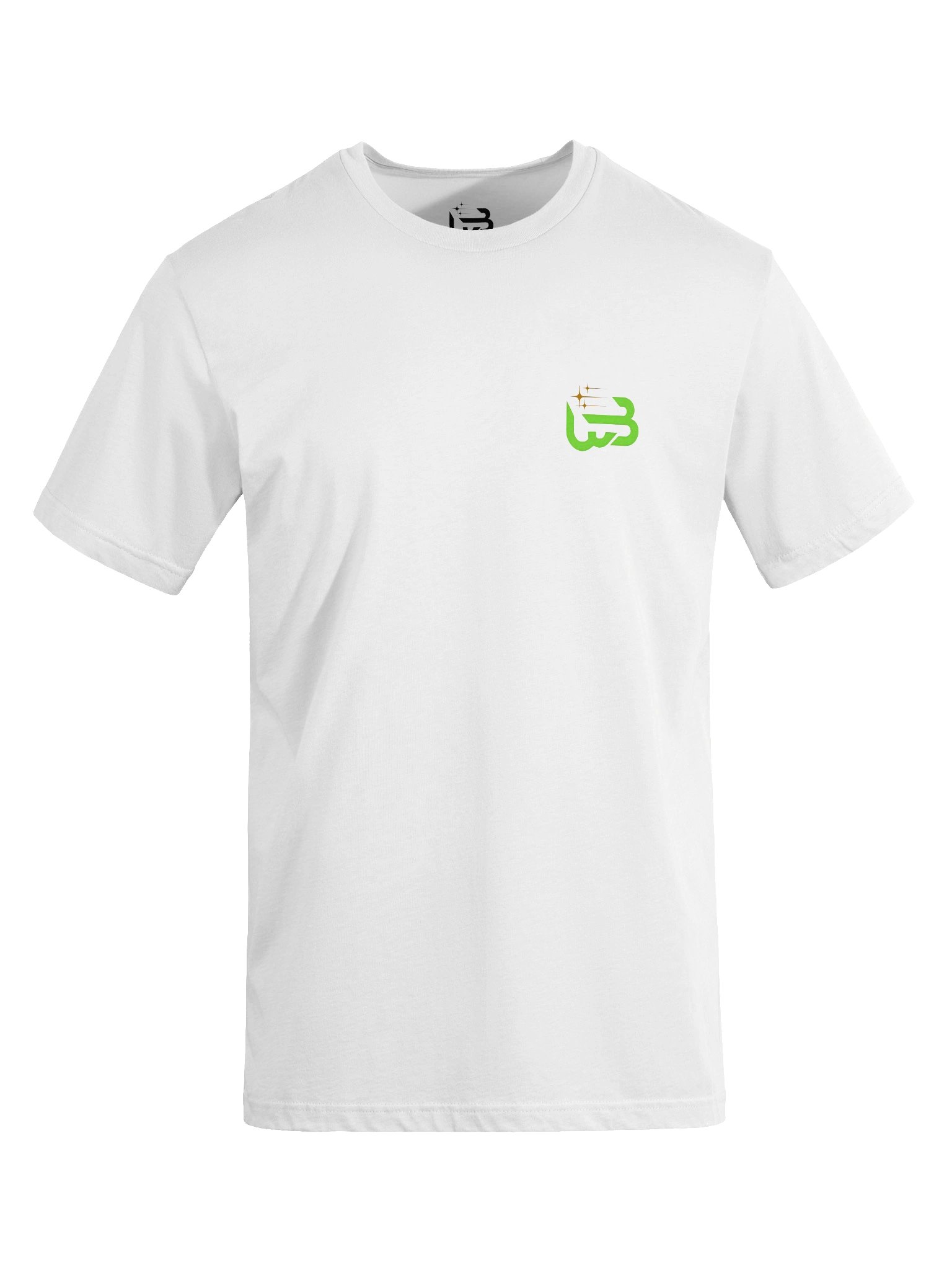White & Green Supersoft T-Shirt product image (7)