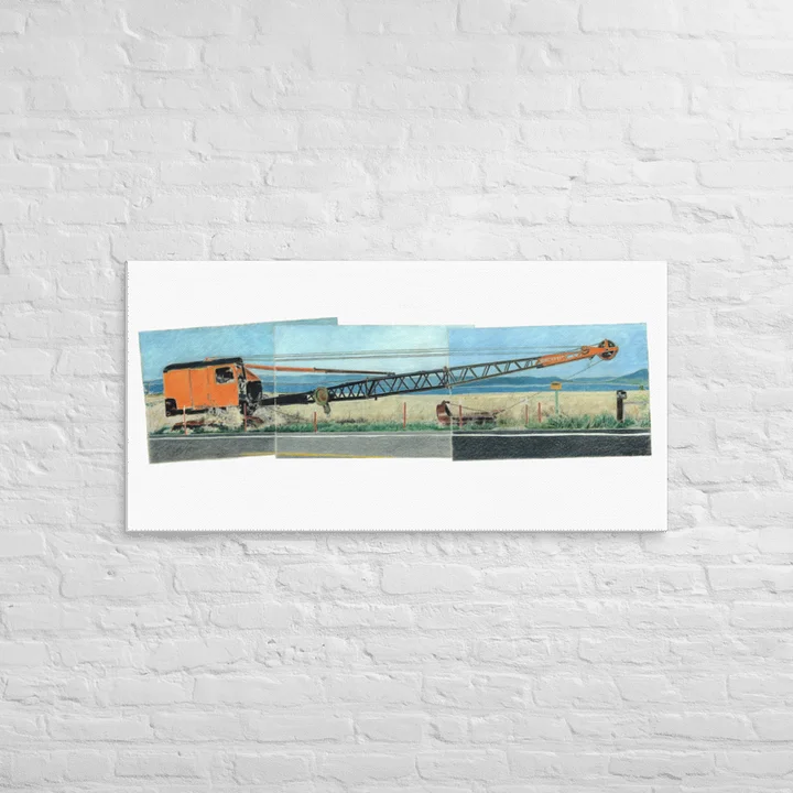 Dredge, Goose Lake 06.15.01 on Canvas with No Fill (24" x 48") product image (2)