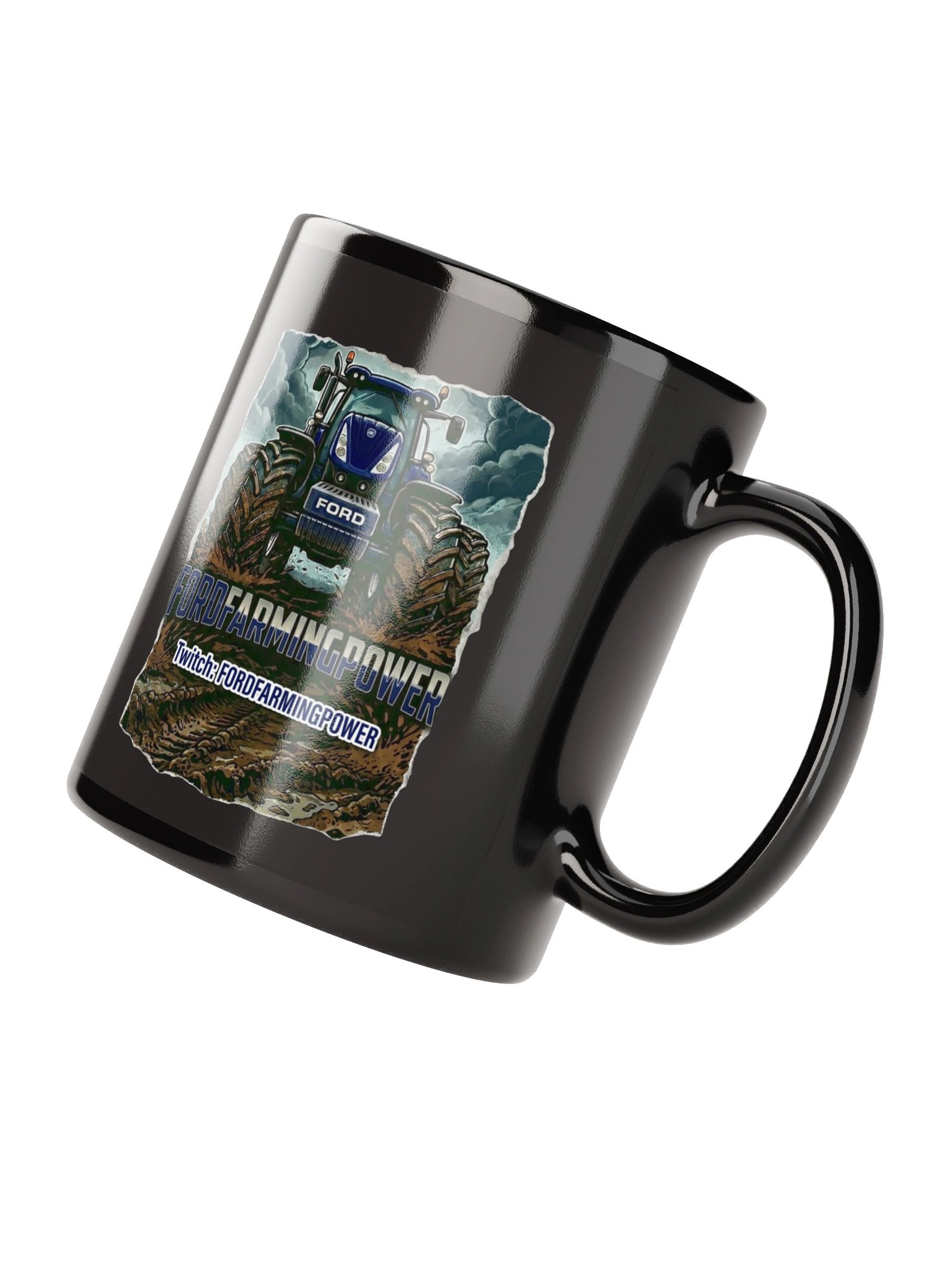 FordFarmingPower Black GLossy Mug v2 product image (7)