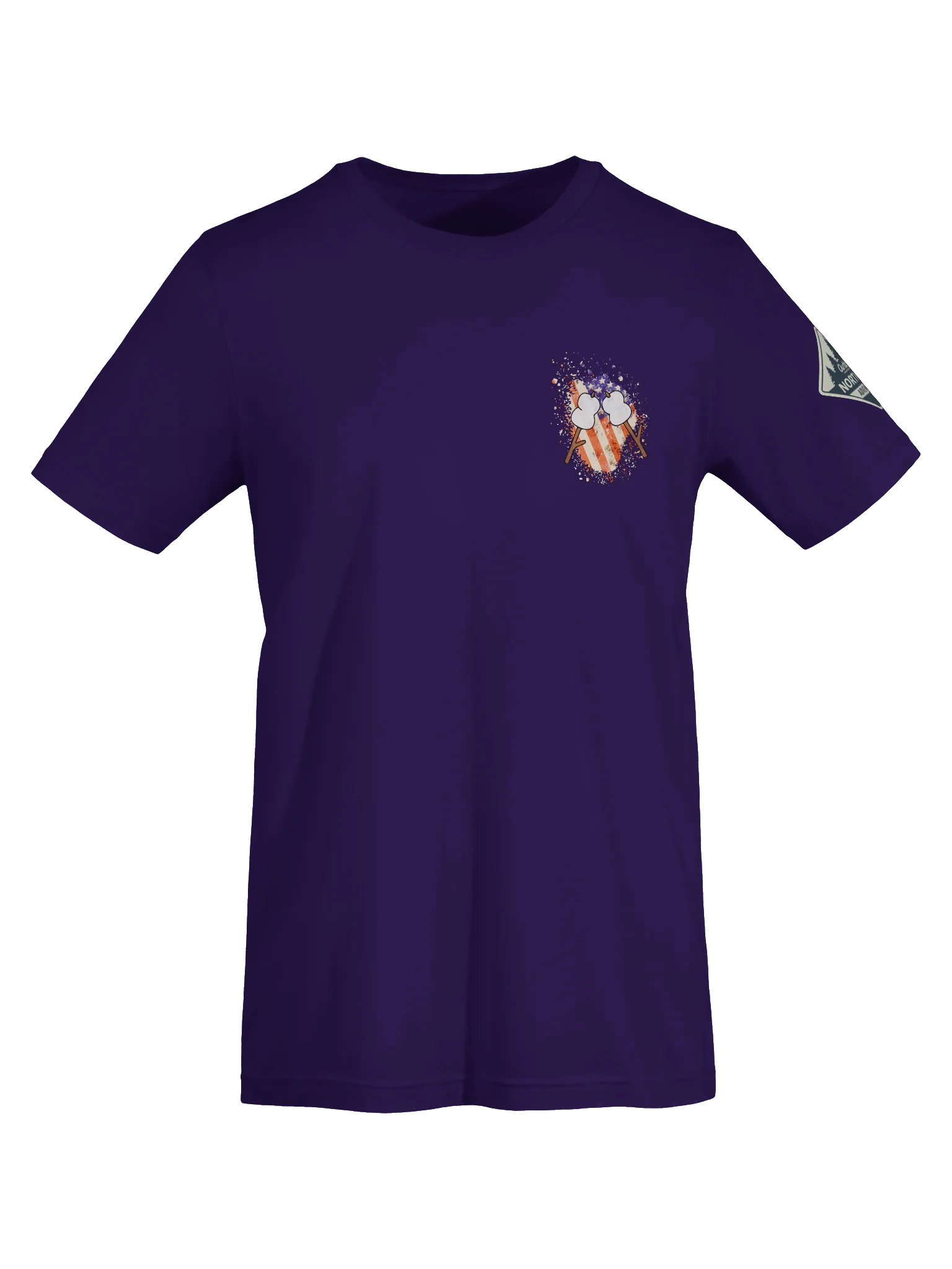 Stars, Stripes & Campfire Nights – Patriotic Northwoods T-Shirt product image (7)