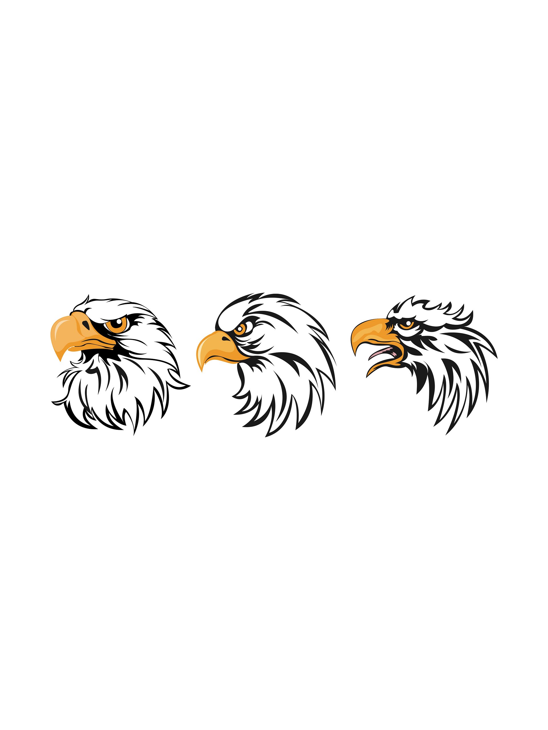Eagle Svg, Eagle Head svg , Vector, Eagle silhouette, eagle clipart, American bird, Cricut Cutting File. product image (2)