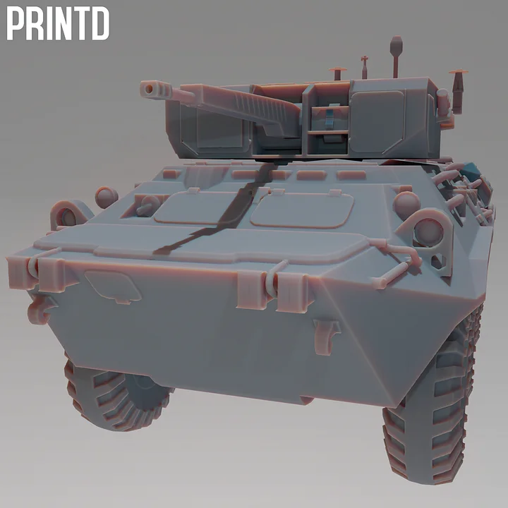 BTR Turret-Jammer - Modern Warfare Wargame Hobby Resin Scale Models product image (1)