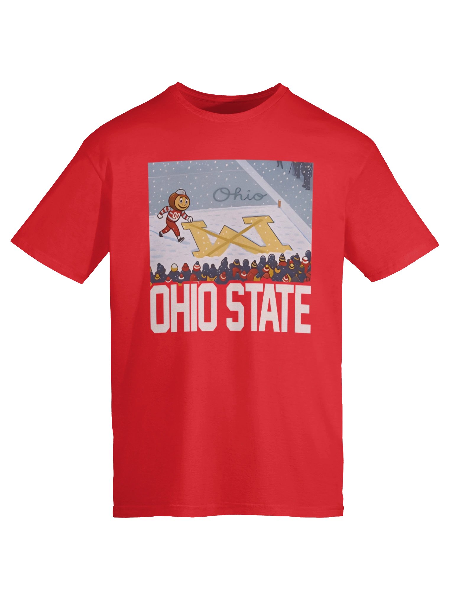Ohio vs Michigan Rivalry Script Ohio On Big M the Greatest Rivalry in College Shirt product image (13)