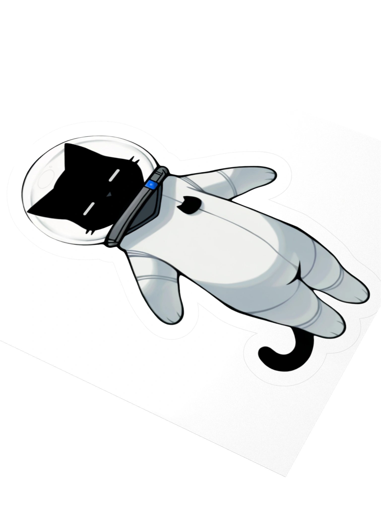 Sleepy Space Kitty Sticker product image (8)