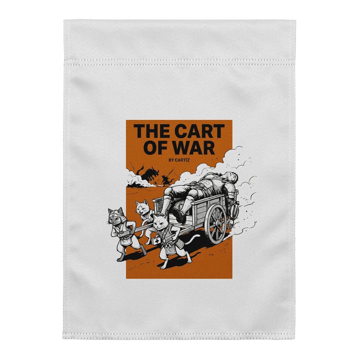 The Cart of War - Garden Flag product image (1)