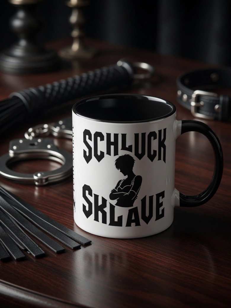 Schlucksklave – Dominante Statement-Tasse für devote Genießer product image (1)