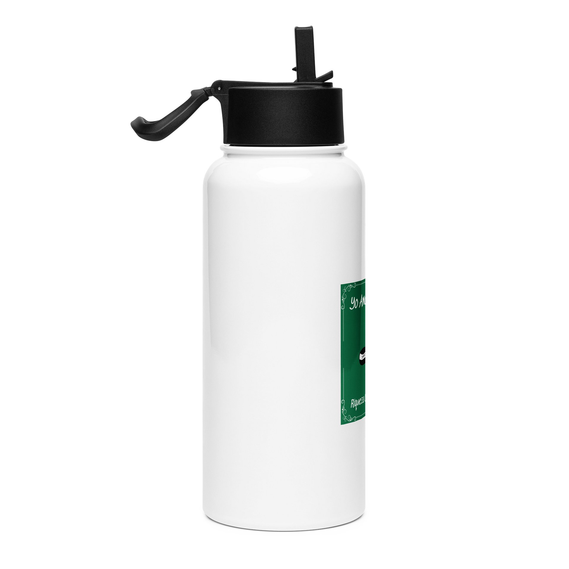 MARIACHI MEXICO Stainless Steel Water Bottle with a Straw Lid product image (4)