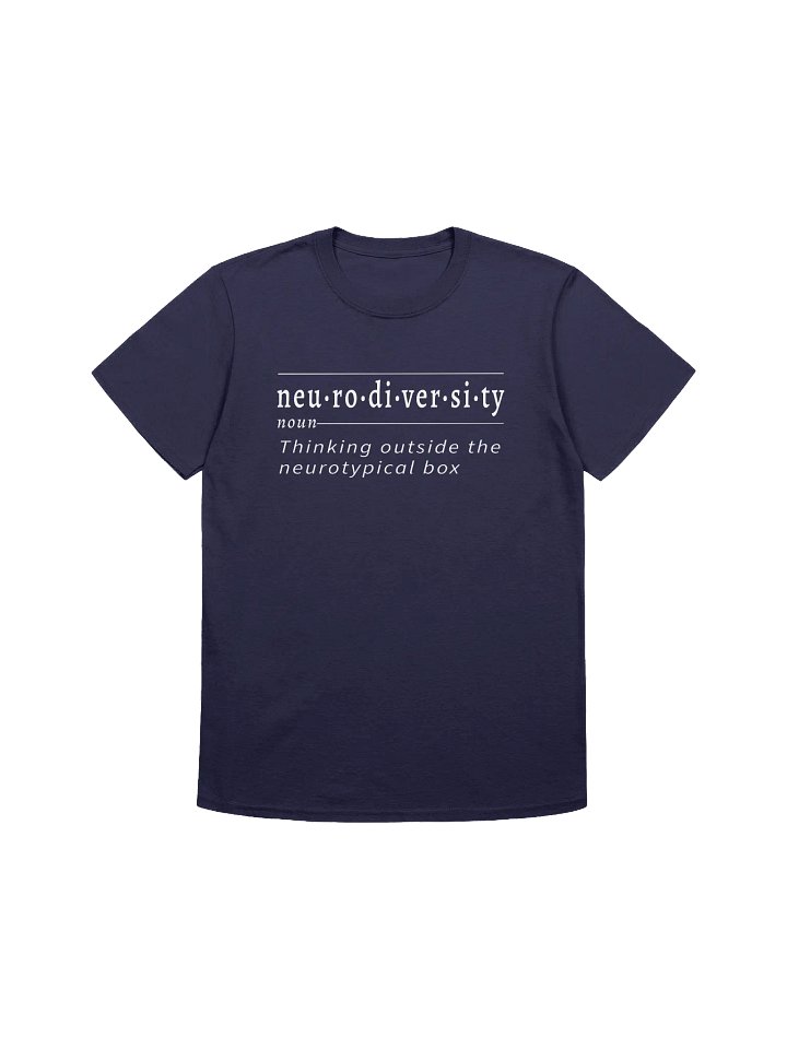 Neurodiversity Def Unisex Tee wht v1 product image (1)
