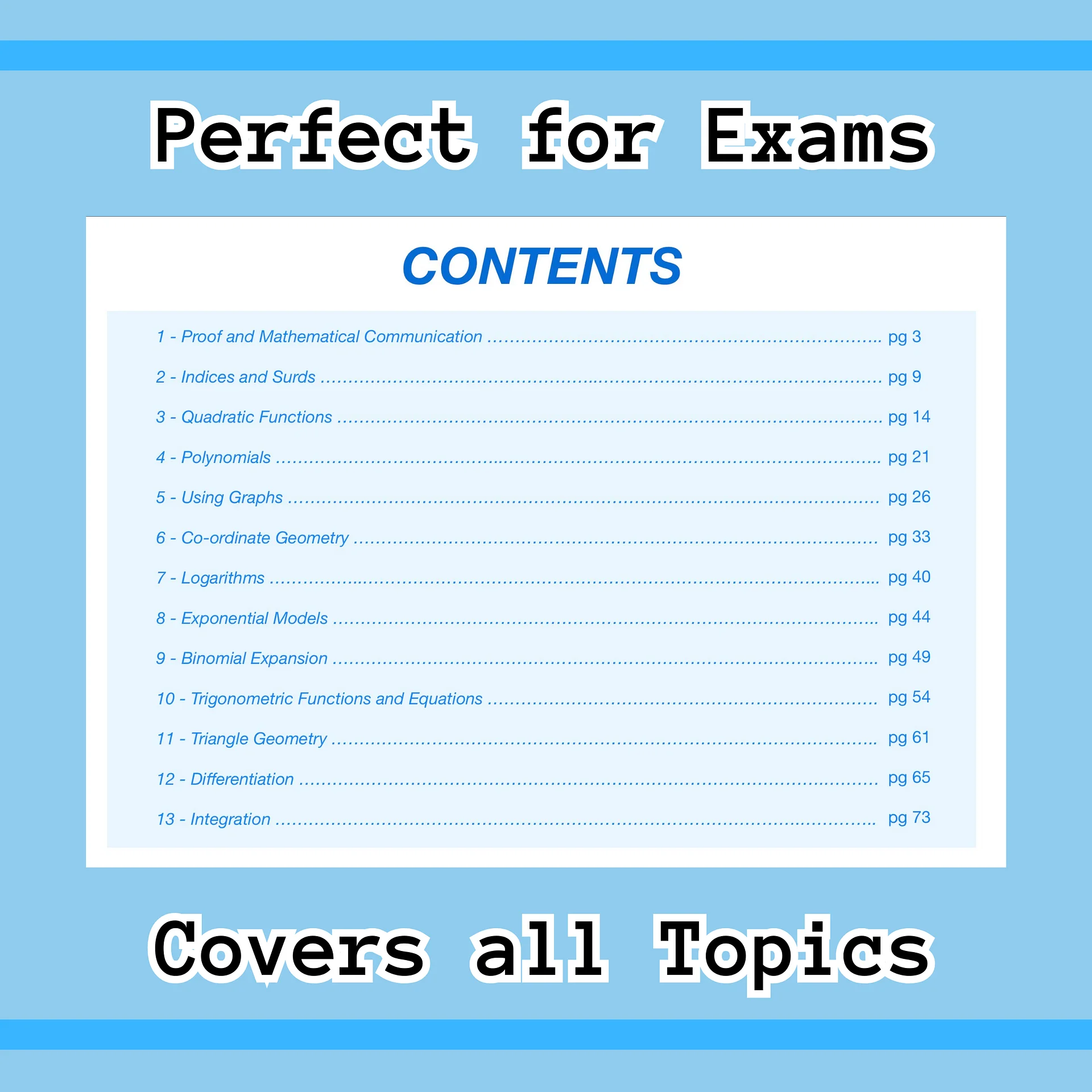 A-Level Maths Pure Year 1 Revision Notes (80 Pages) | Revision Made Easy product image (3)