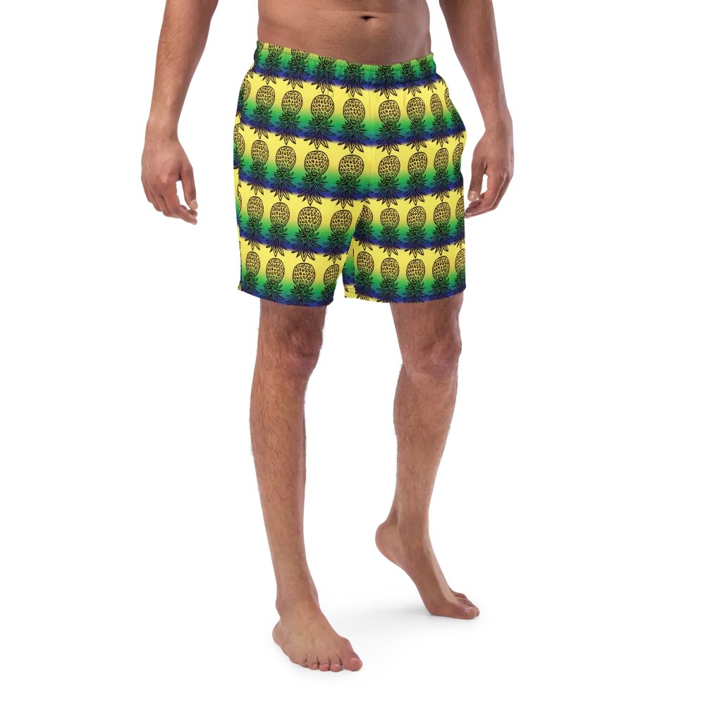 Upside Down Pineapples Swimming Trunks product image (1)