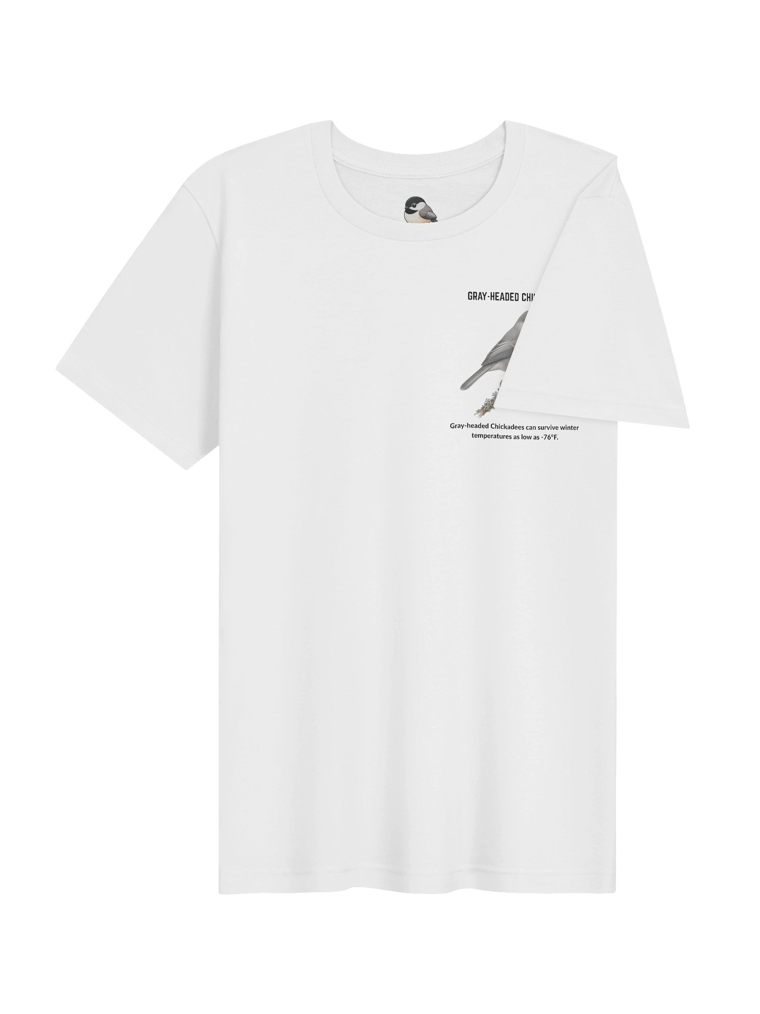 Gray-headed Chickadee Tee product image (21)