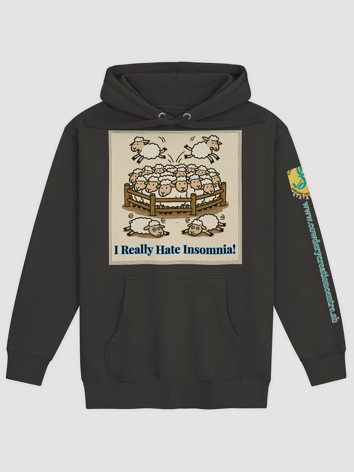 I Really Hate Insomnia Cotton Heritage Unisex Premium Hoodie product image (1)