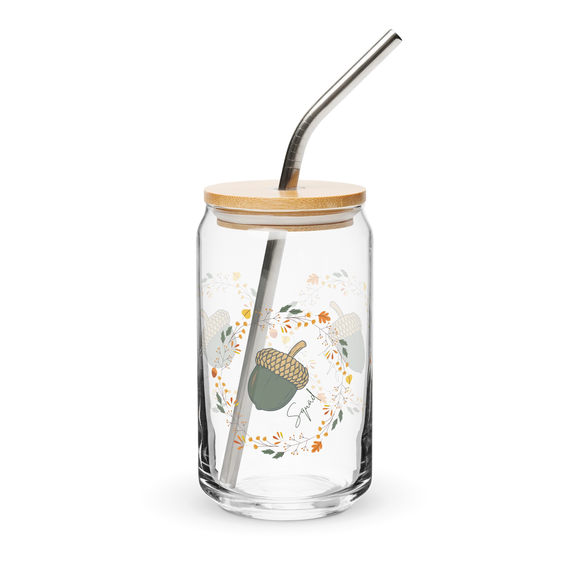 Squad Glass with Lid & Straw product image (1)