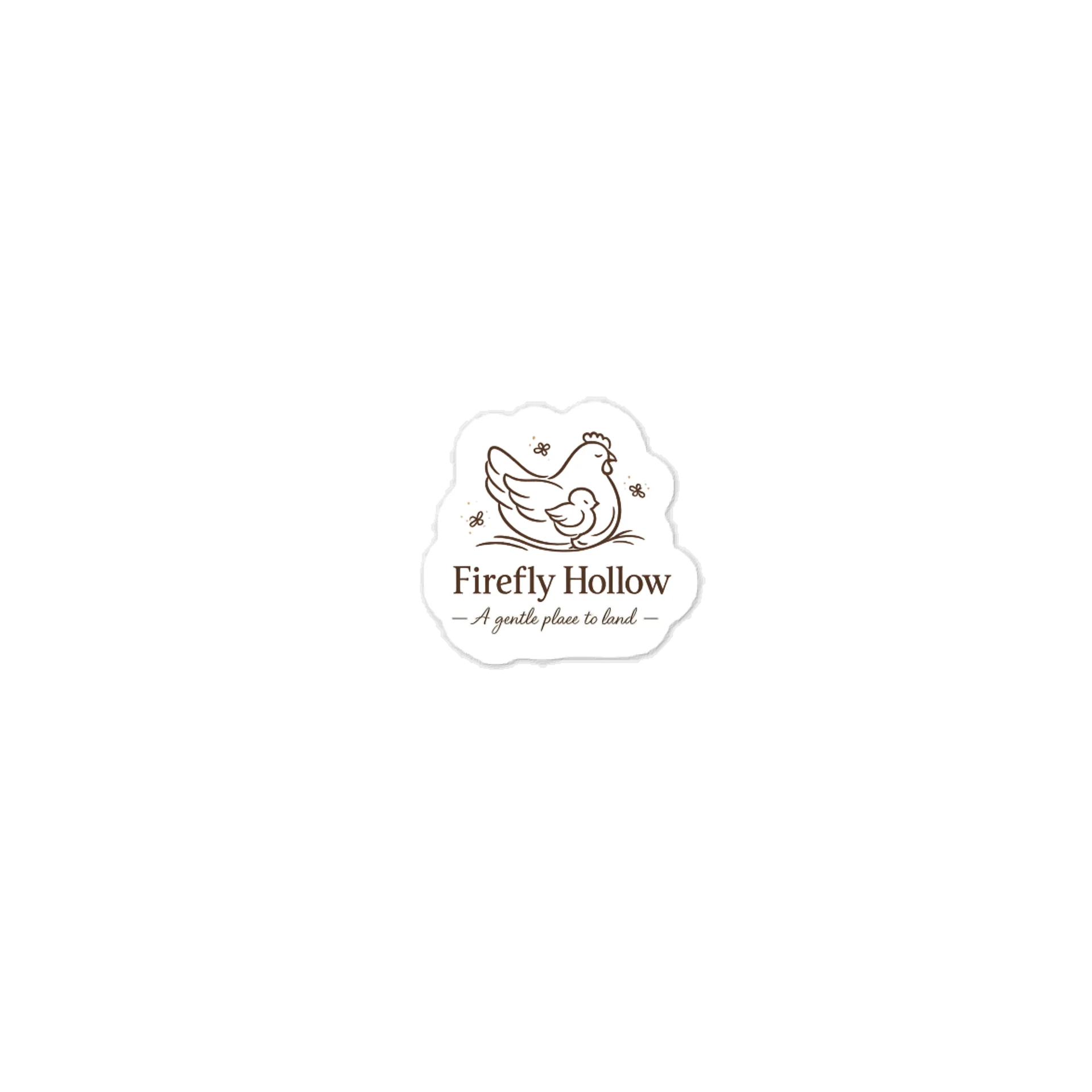 A gentle place to land sticker product image (1)