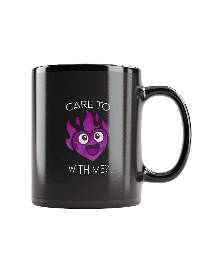 'Care to 'woohoo' whith me' Black Glossy Mug product image (1)