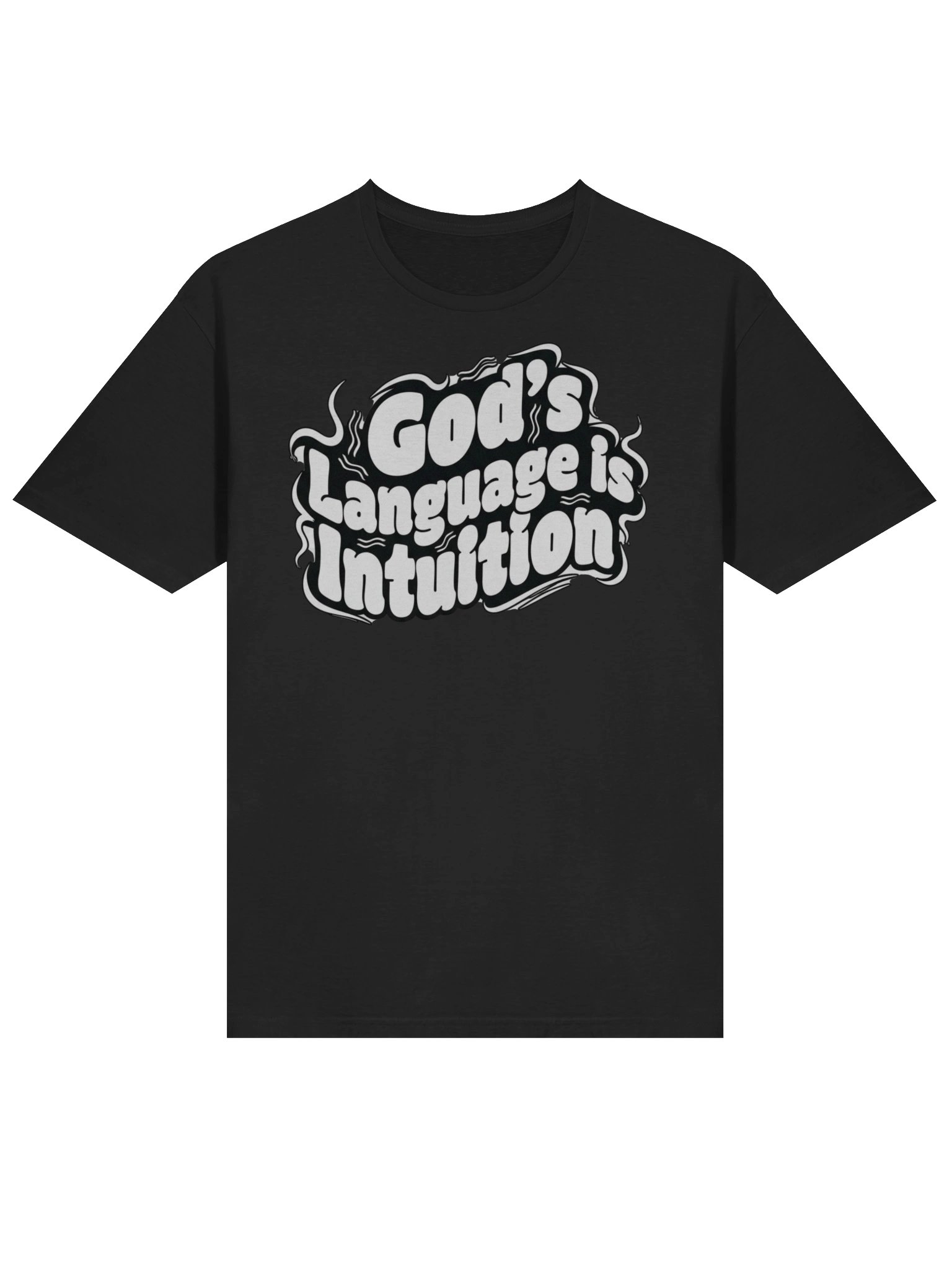 God's Language is Intuition, Unisex Tee product image (5)