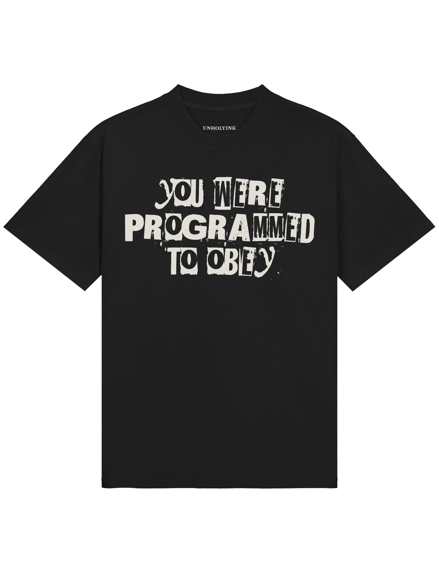 YOU WERE PROGRAMMED TO OBEY — Oversized Tee product image (2)