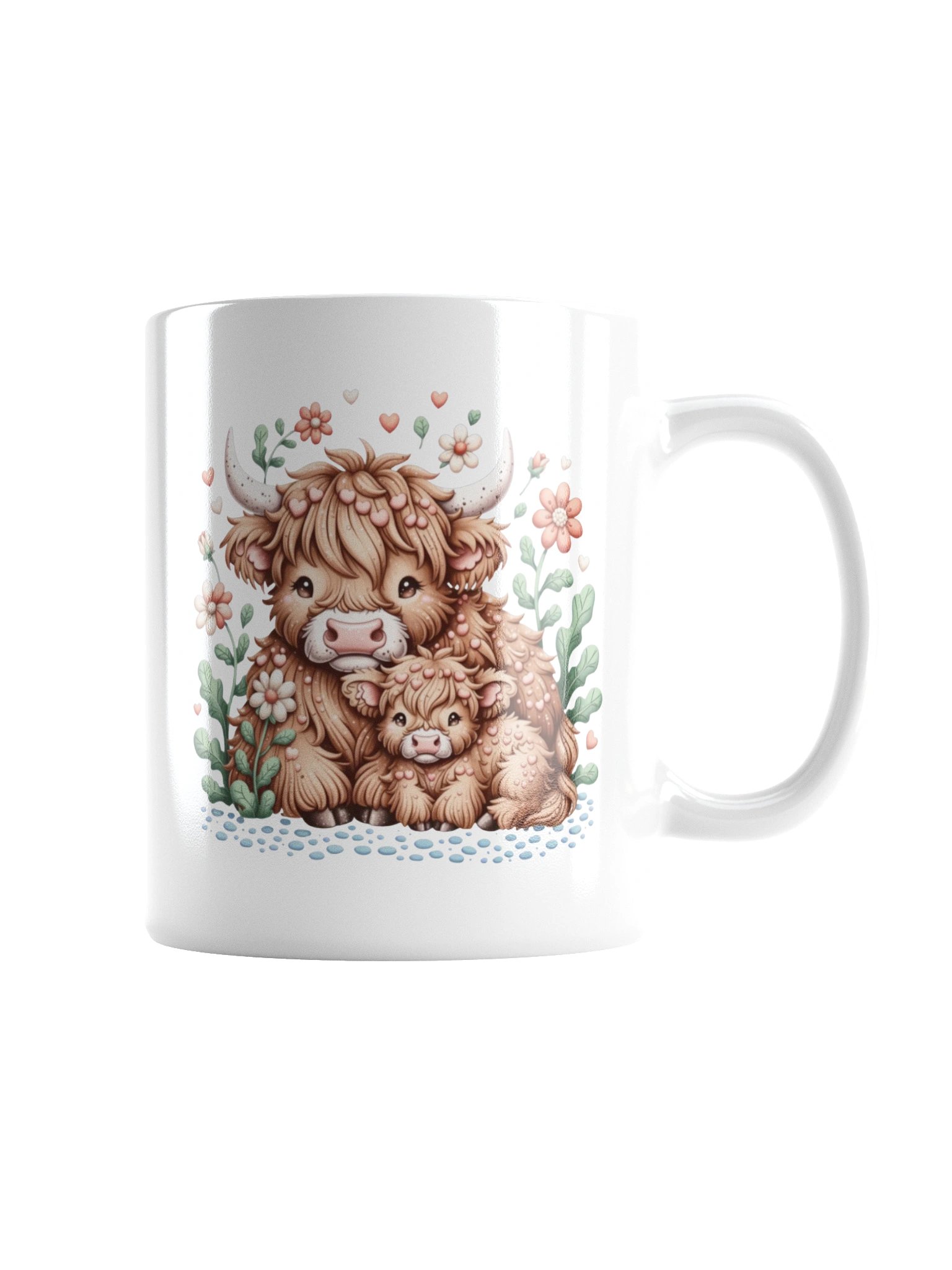 Highland Cow Mama Love Coffee Mug product image (8)
