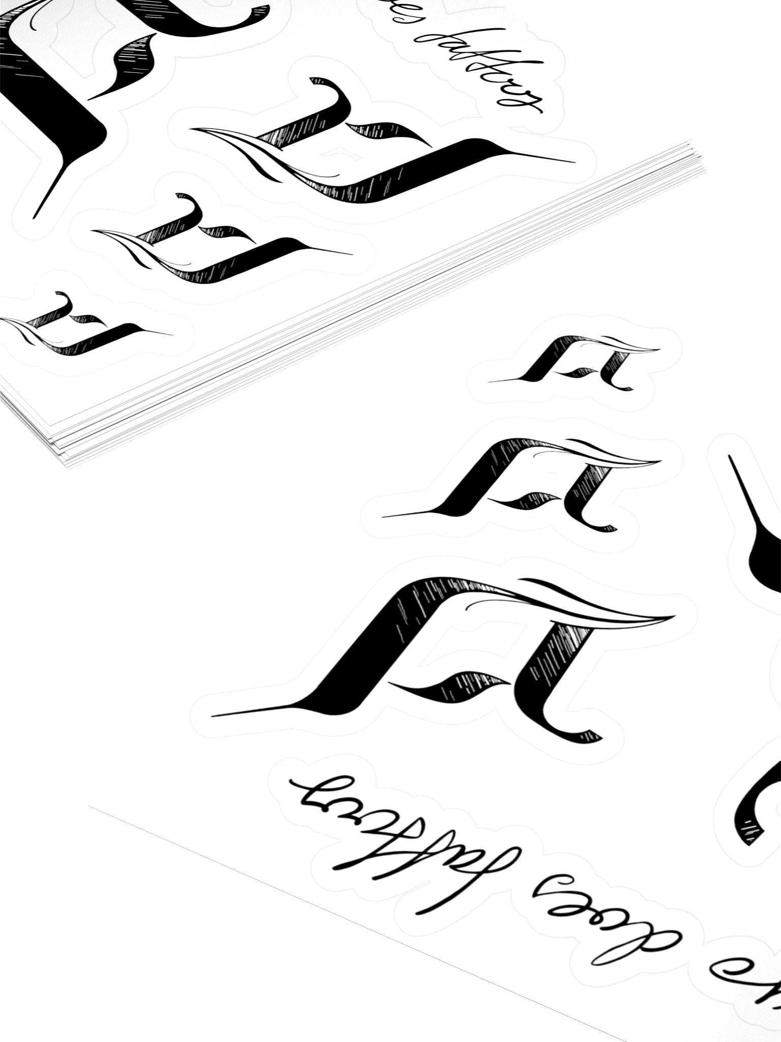 Diego Does Tattoos sticker sheet product image (8)