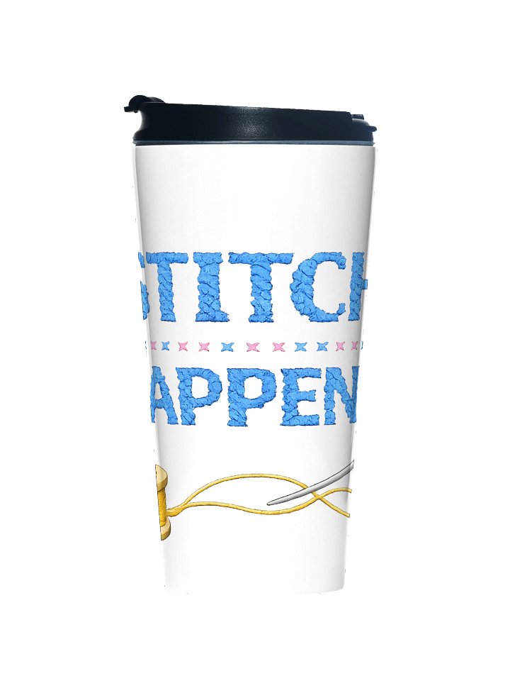 Stitch Happens Travel Mug product image (1)