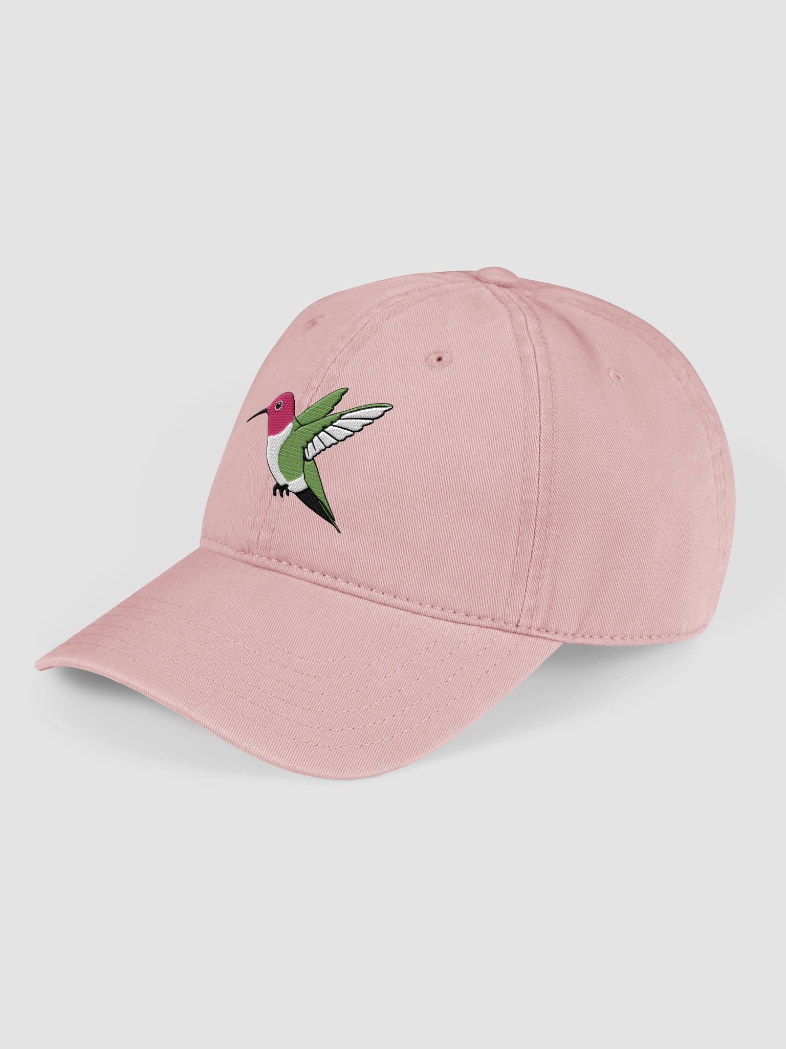 Anna's Hummingbird Embroidered Garment-Washed Baseball Cap | Birdwatching Hat | Bird Lover Gift product image (15)