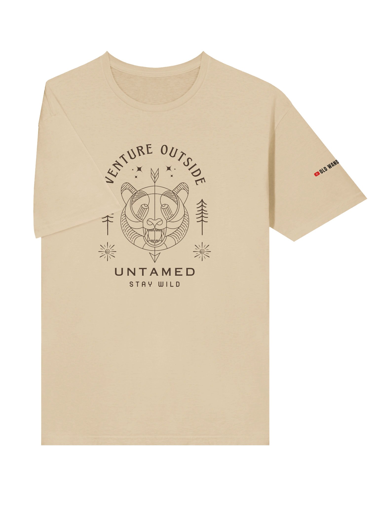 Venture Outside Brown Graphic Unisex Tee product image (10)