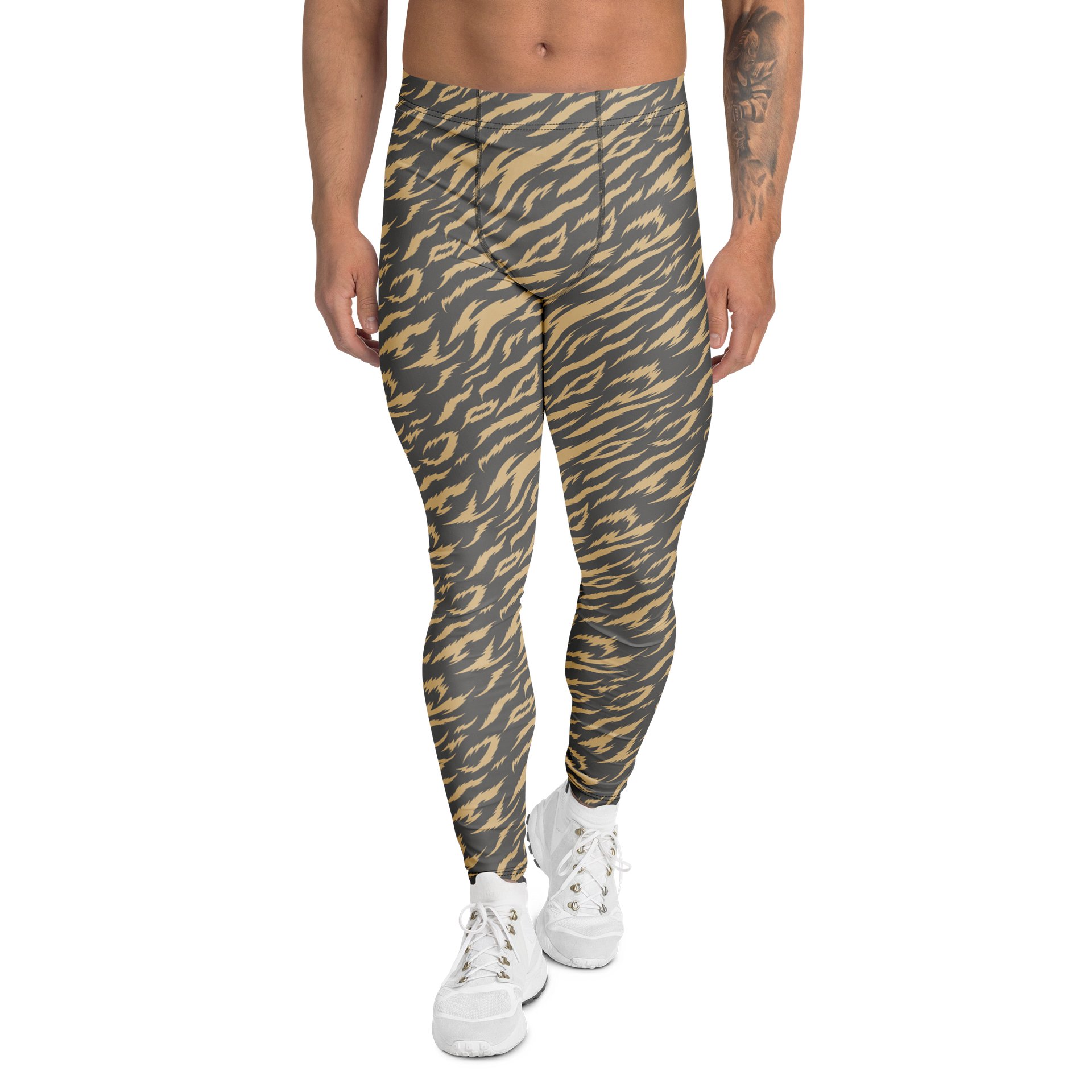 Comfortable Men's Leggings with Bold Animal Print Graphics product image (1)