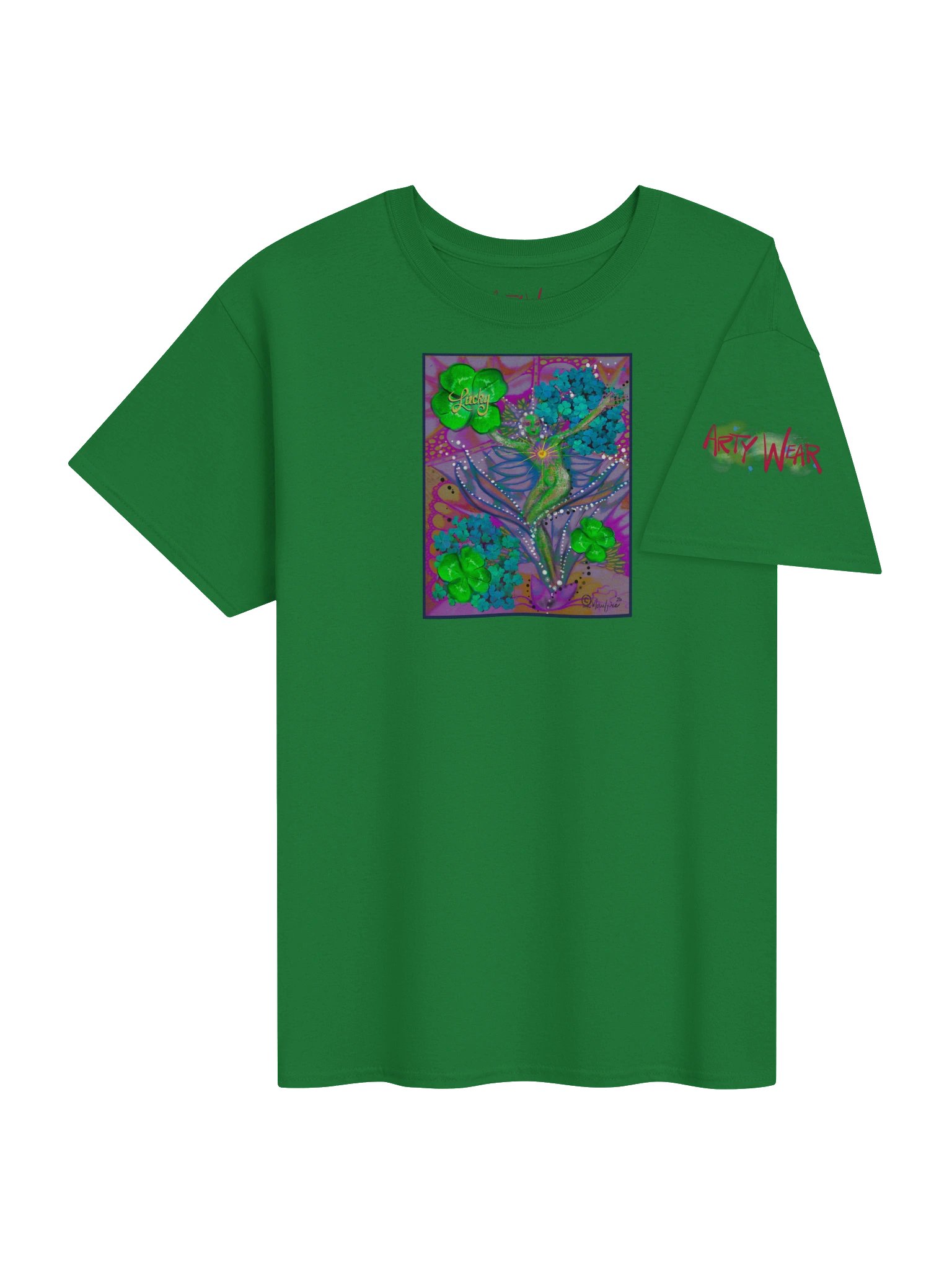 ArtyWear Tee of the Month - Mar '26 'Lucky Sprite' product image (3)