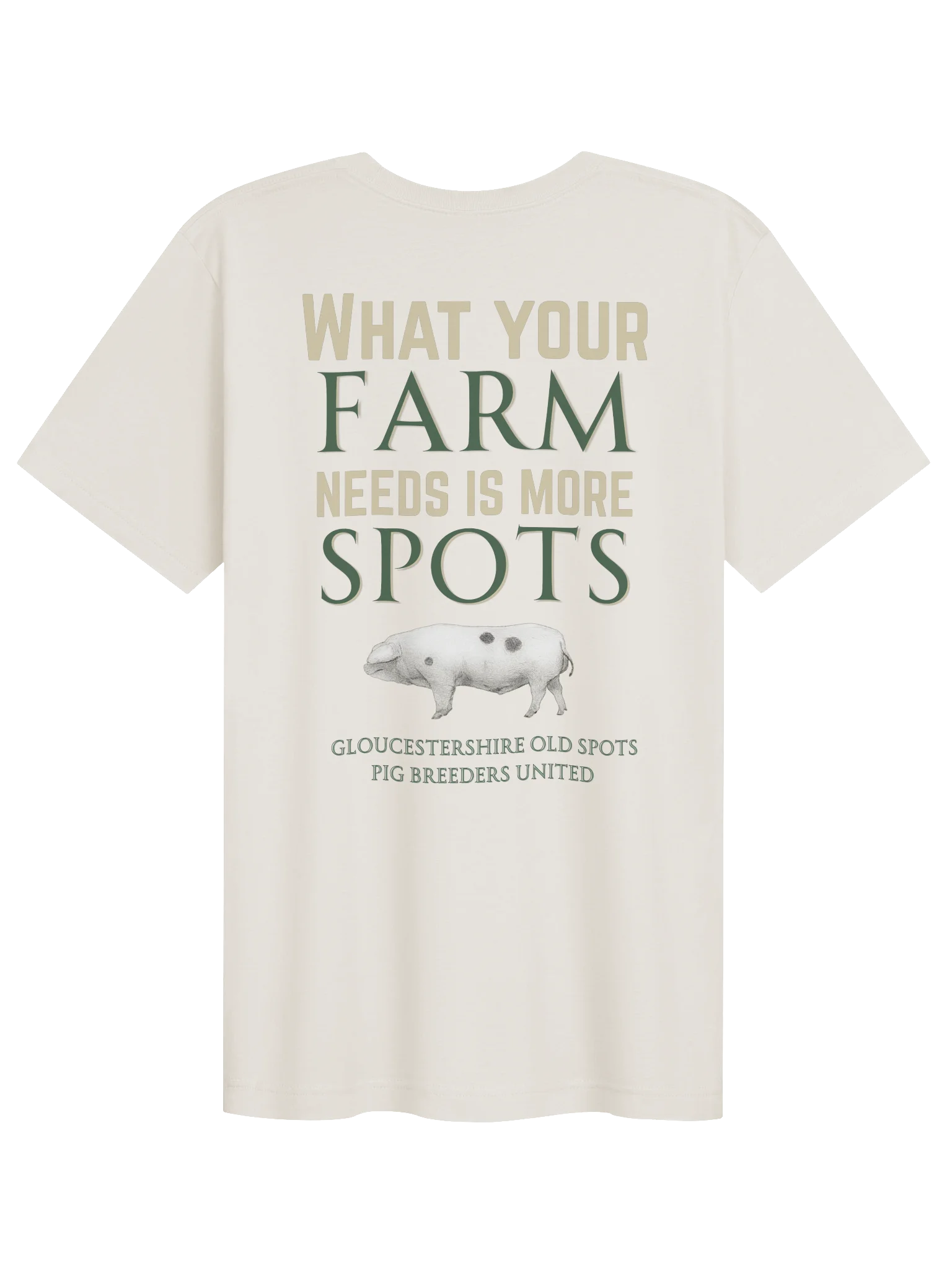 Gloucestershire Old Spots Pig Breeders United Logo Tee product image (2)