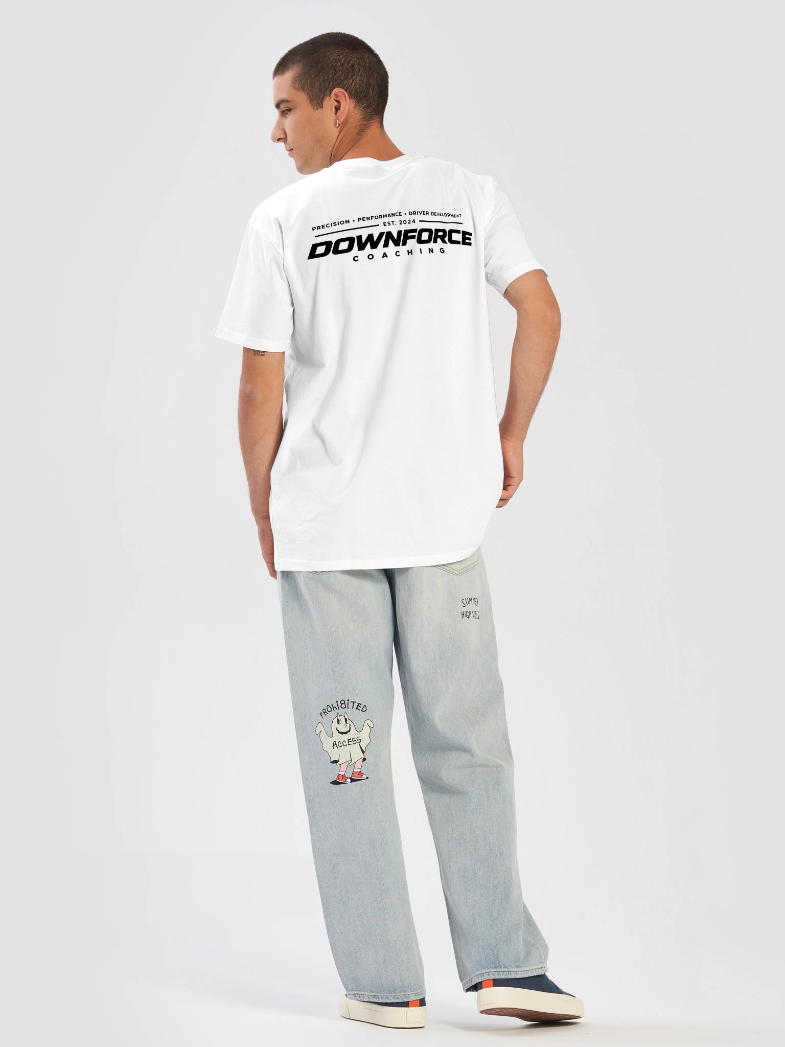 Downforce Standard Tee – White product image (6)
