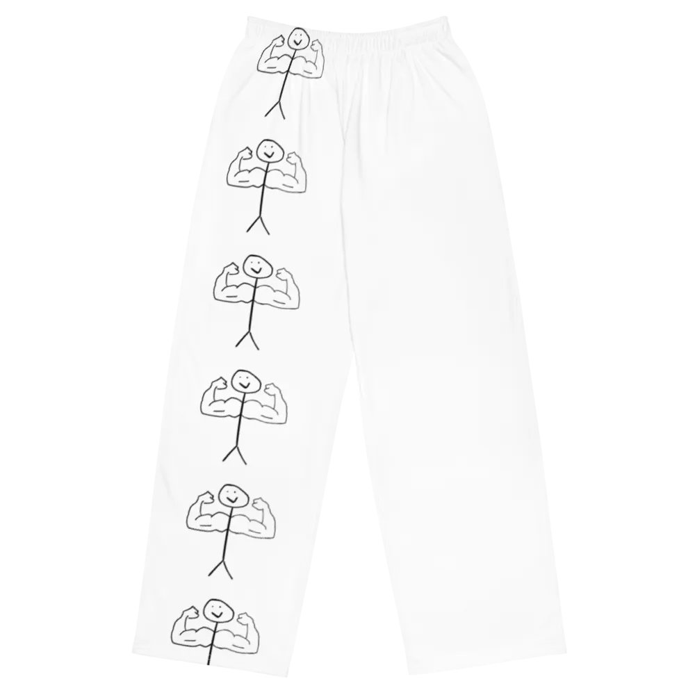 Bulked Up Vibes Wide-Leg Pants product image (1)