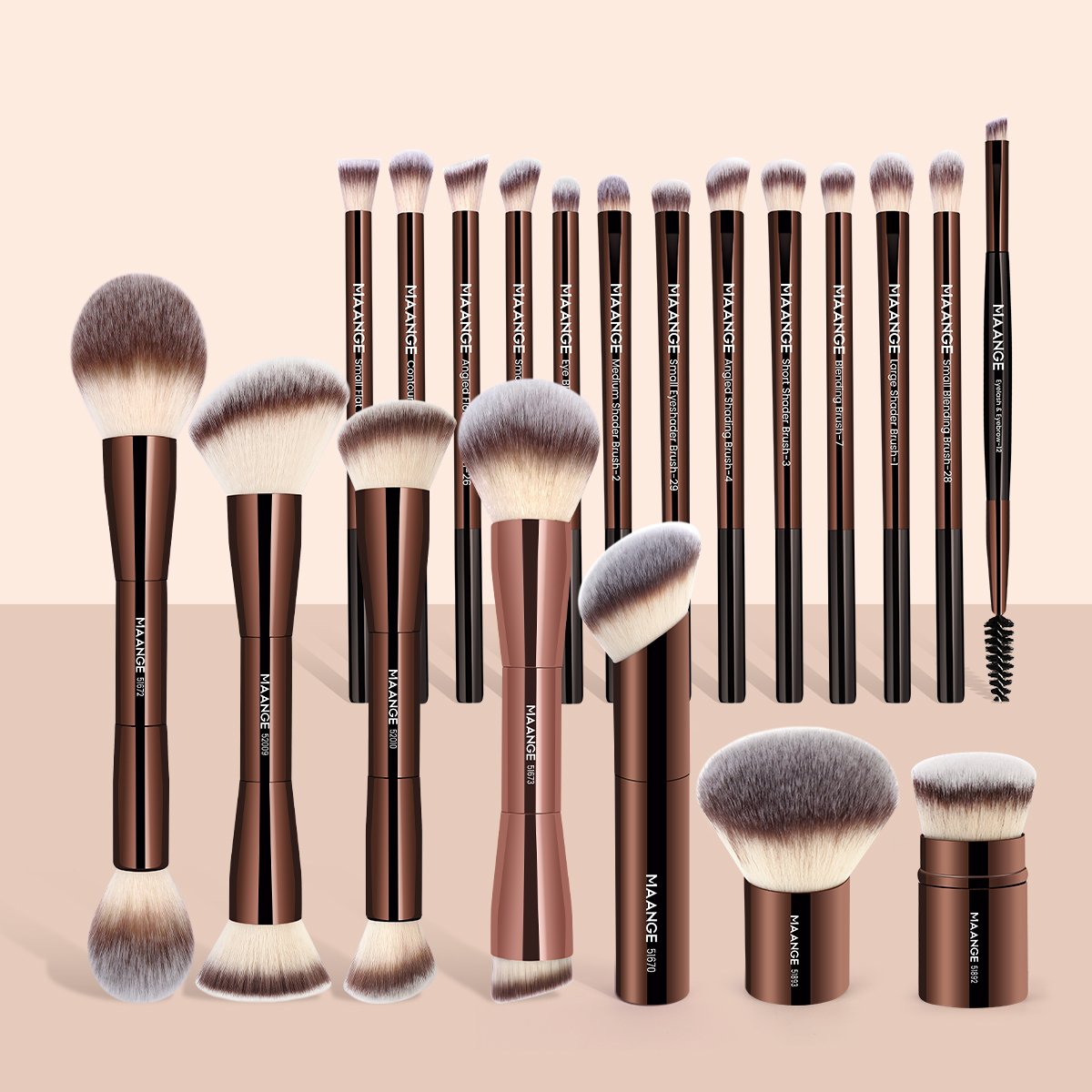 🖤 20-Piece Professional Makeup Brush Set product image (3)
