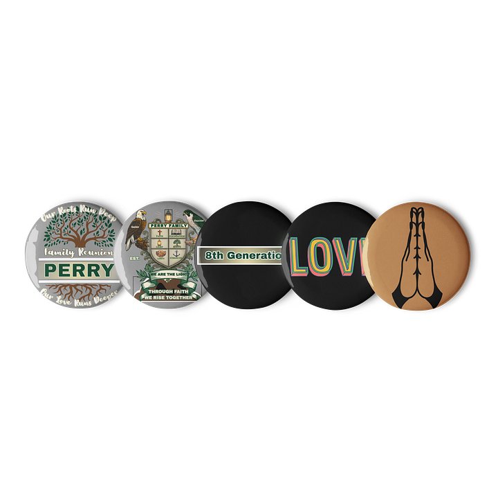 Pin Buttons for 8th Generation Perry Family Reunion 2026 | Legacy Edition product image (1)