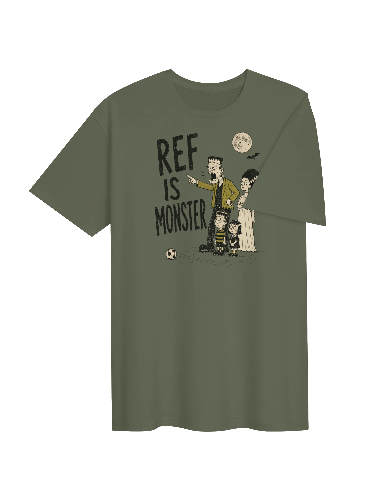 Ref Is Monster Soccer Halloween Tee product image (36)