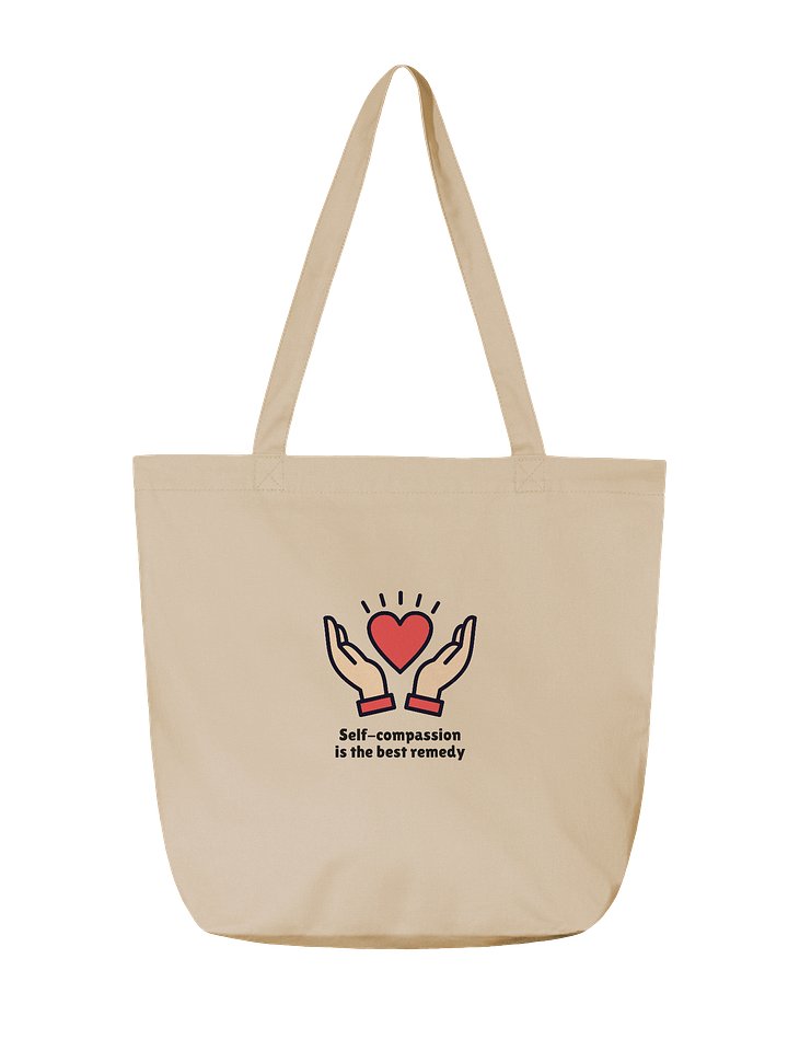 ''Self-compassion is the best remedy'' tote bag product image (2)