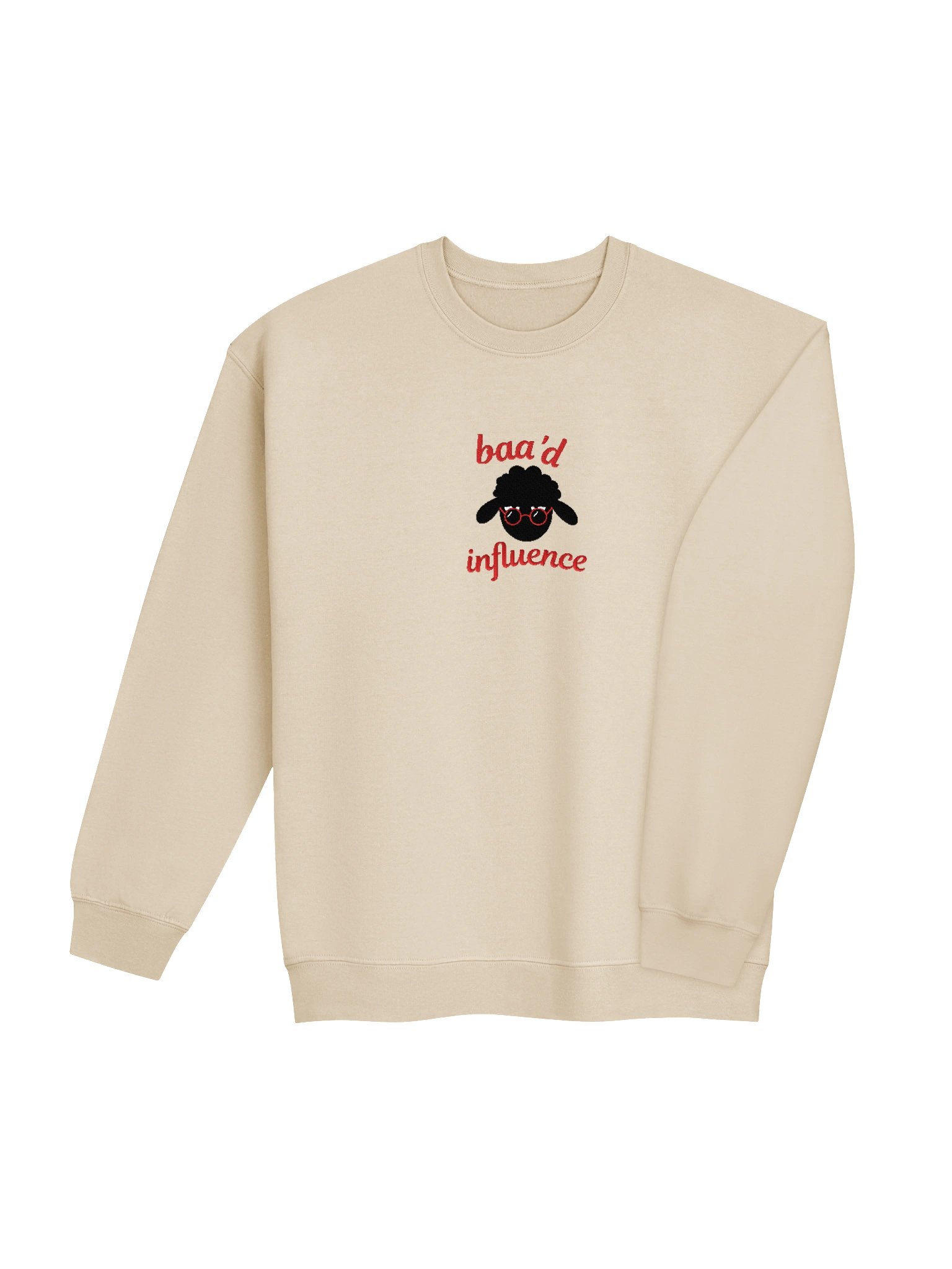 Baa'd Influence Red Glasses Crewneck product image (12)